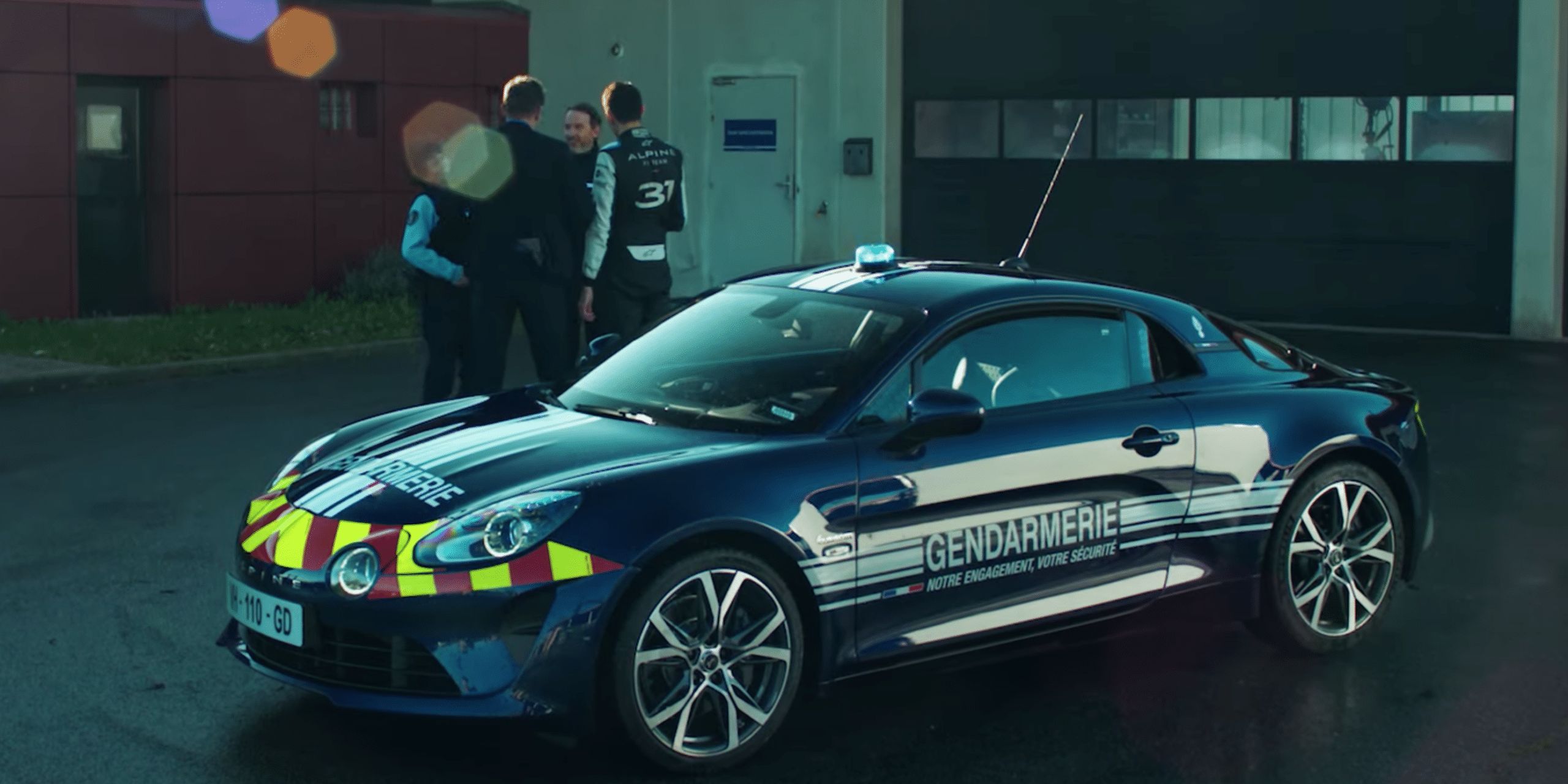 Gendarmerie nationale Alpine A110 Esteban Ocon