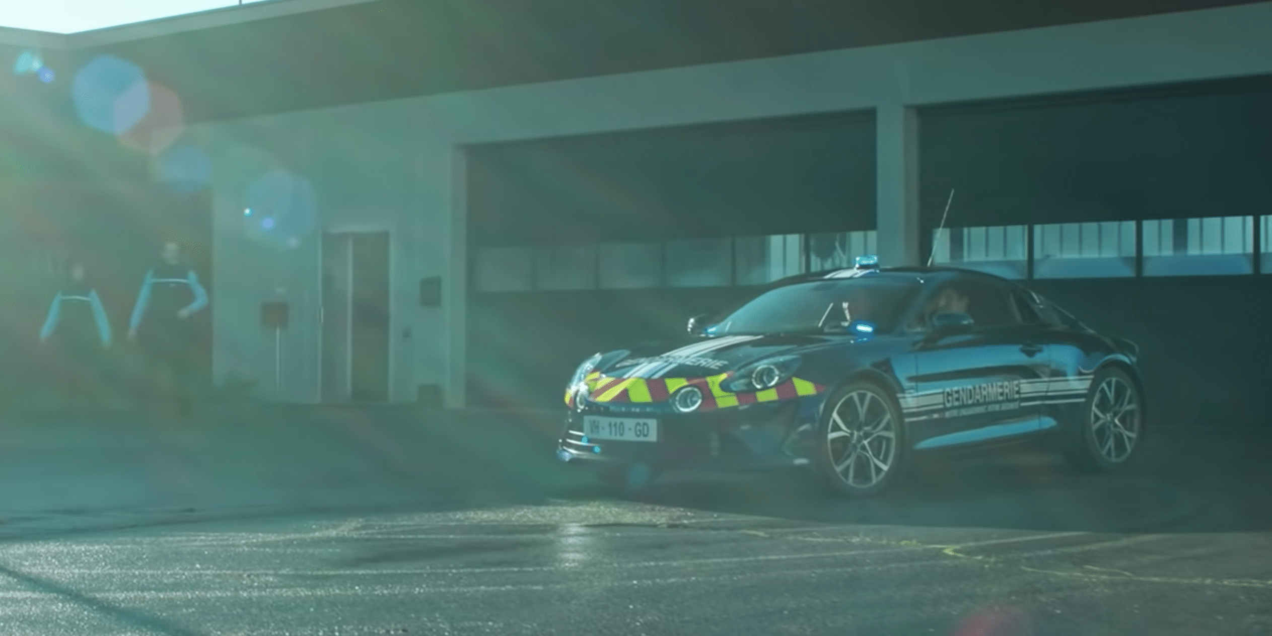Esteban Ocon Alpine A110 Gendarmerie nationale