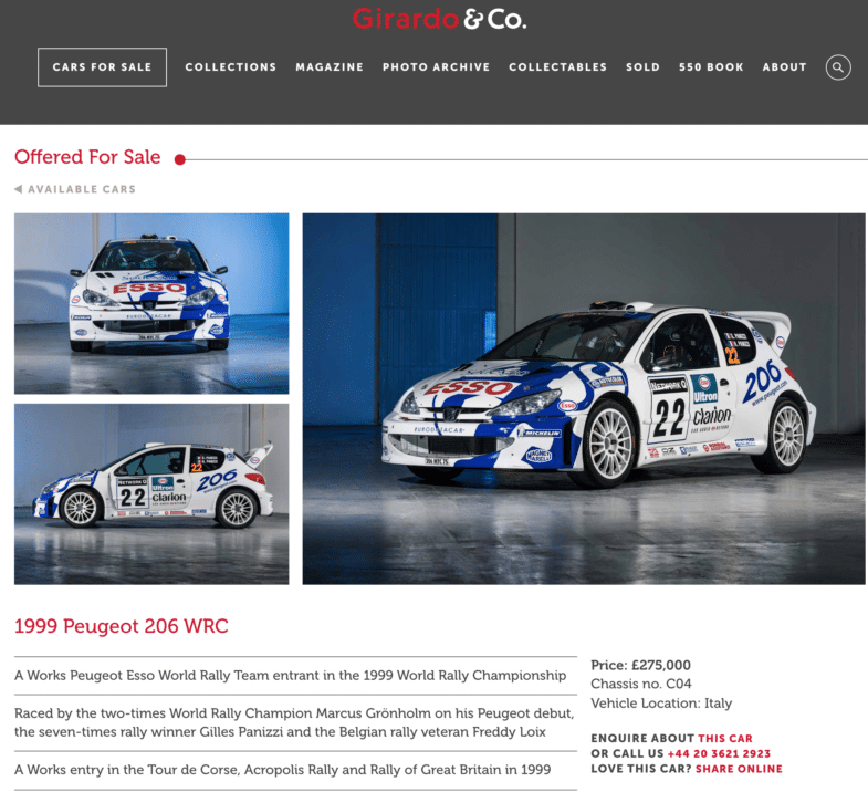Peugeot 206 WRC Peugeot Sport