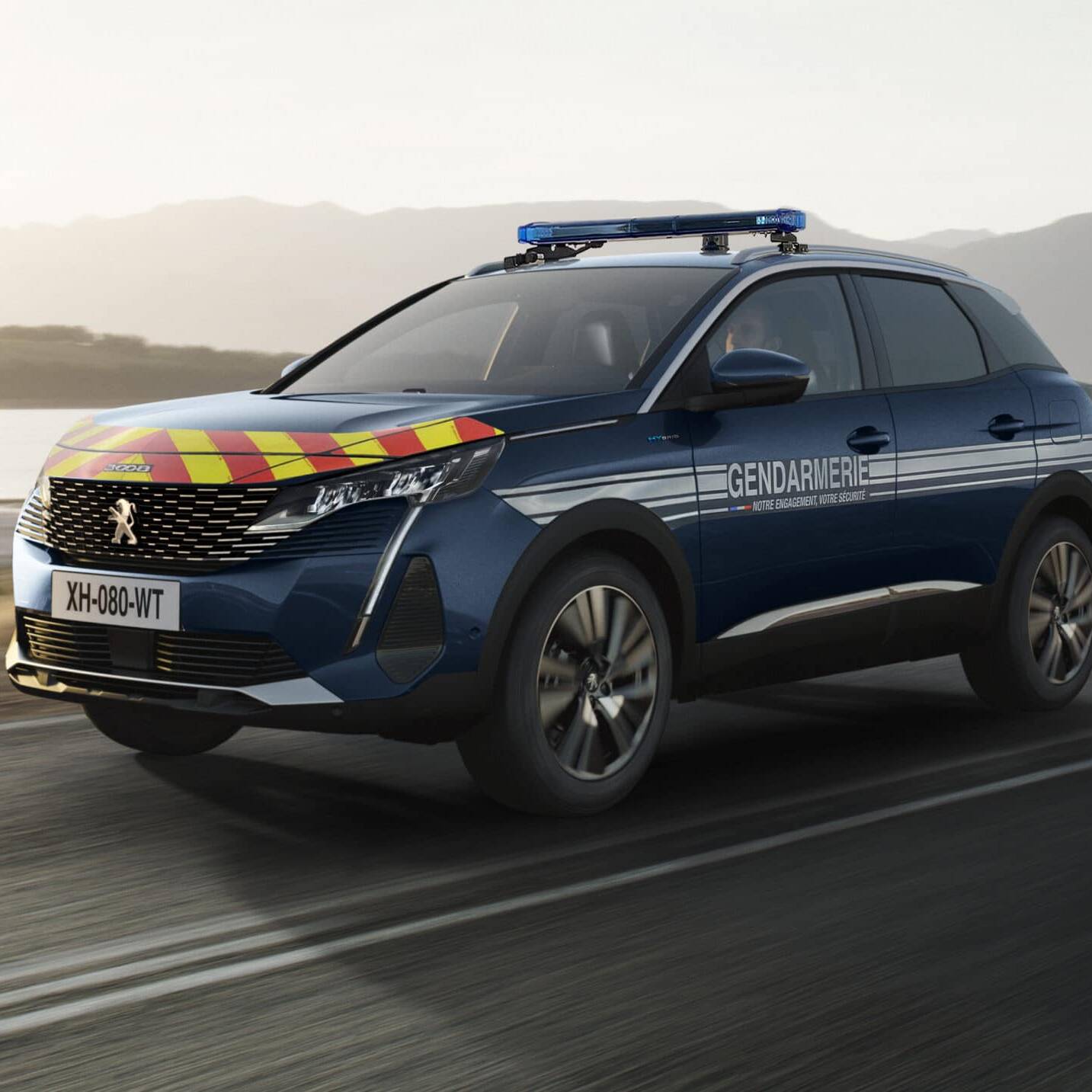 Peugeot 3008 hybride Gendarmerie nationale
