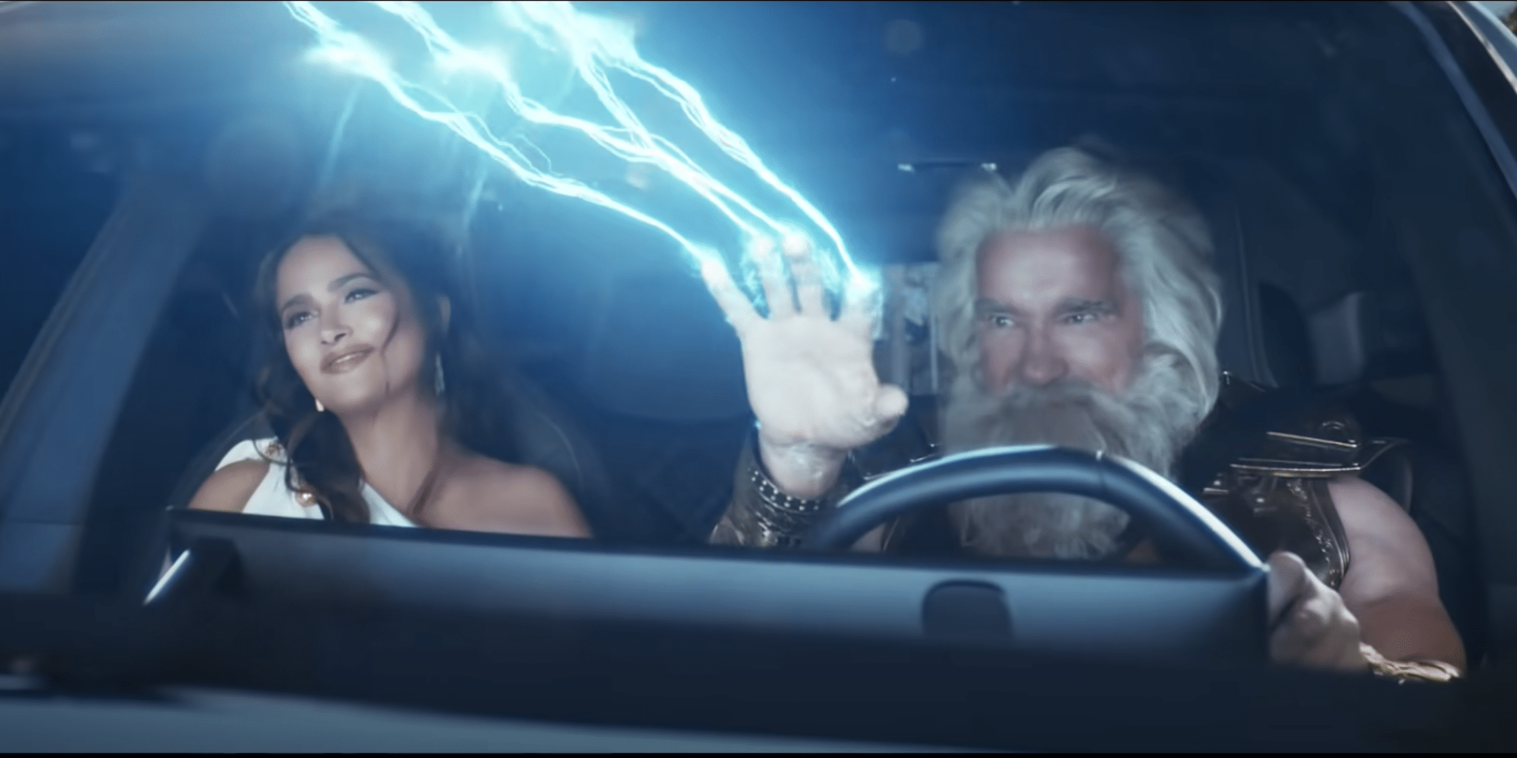 Super Bowl Arnold Schwarzenegger Salma Hayek
