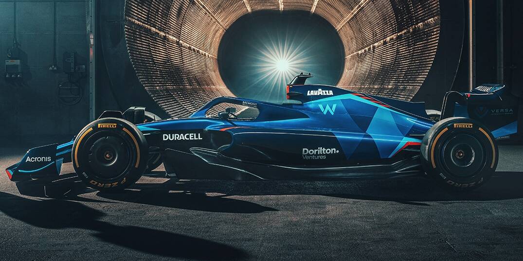 Williams Racing FW44 F1 2022 Duracell Franck Williams