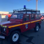 Land Rover Defender voiture de pompiers