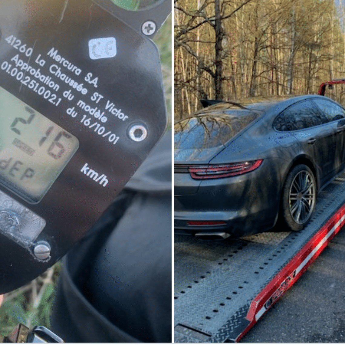 départementale 216 km/h Sécurité routière