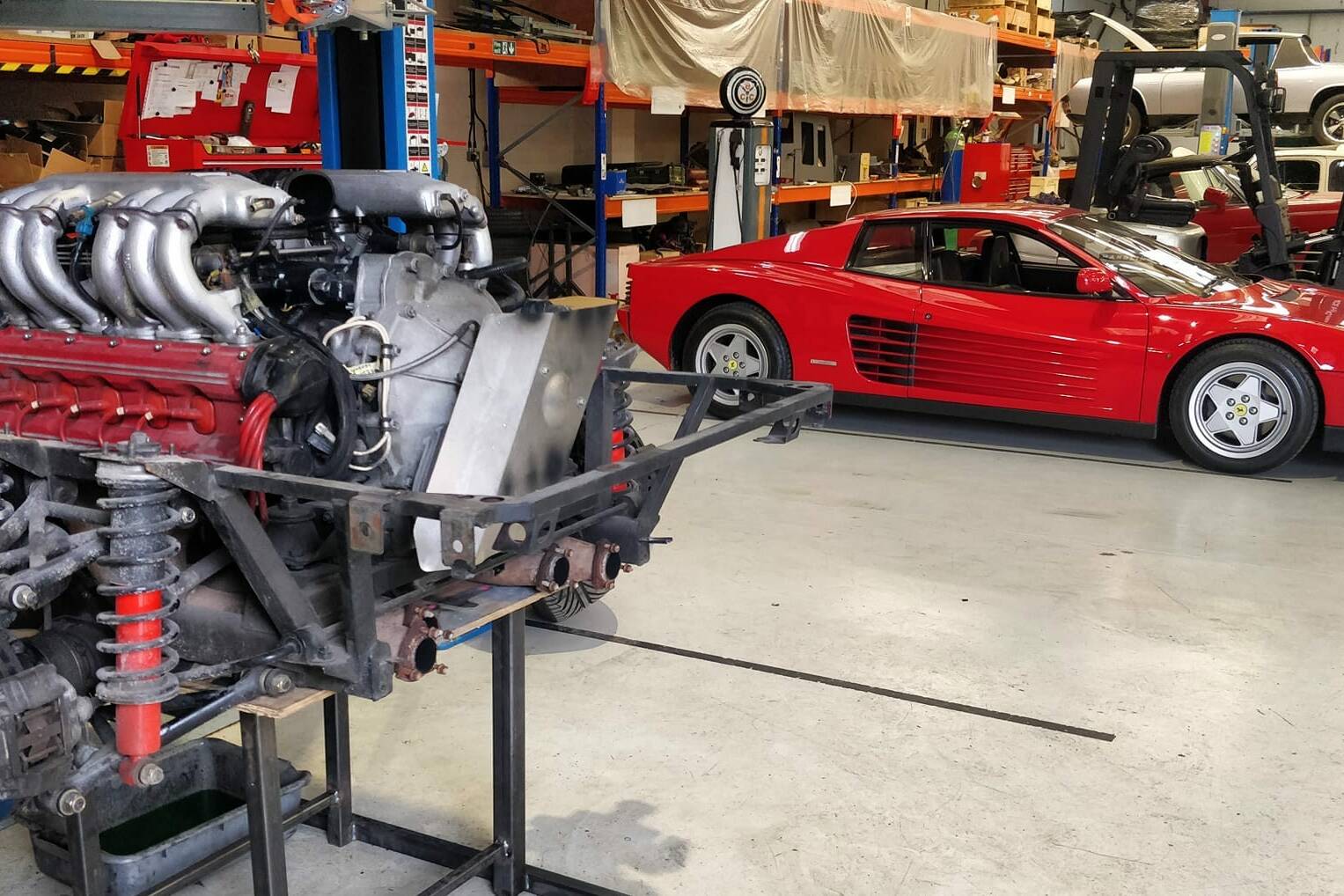 Ferrari Testarossa Teslarossa rétrofit