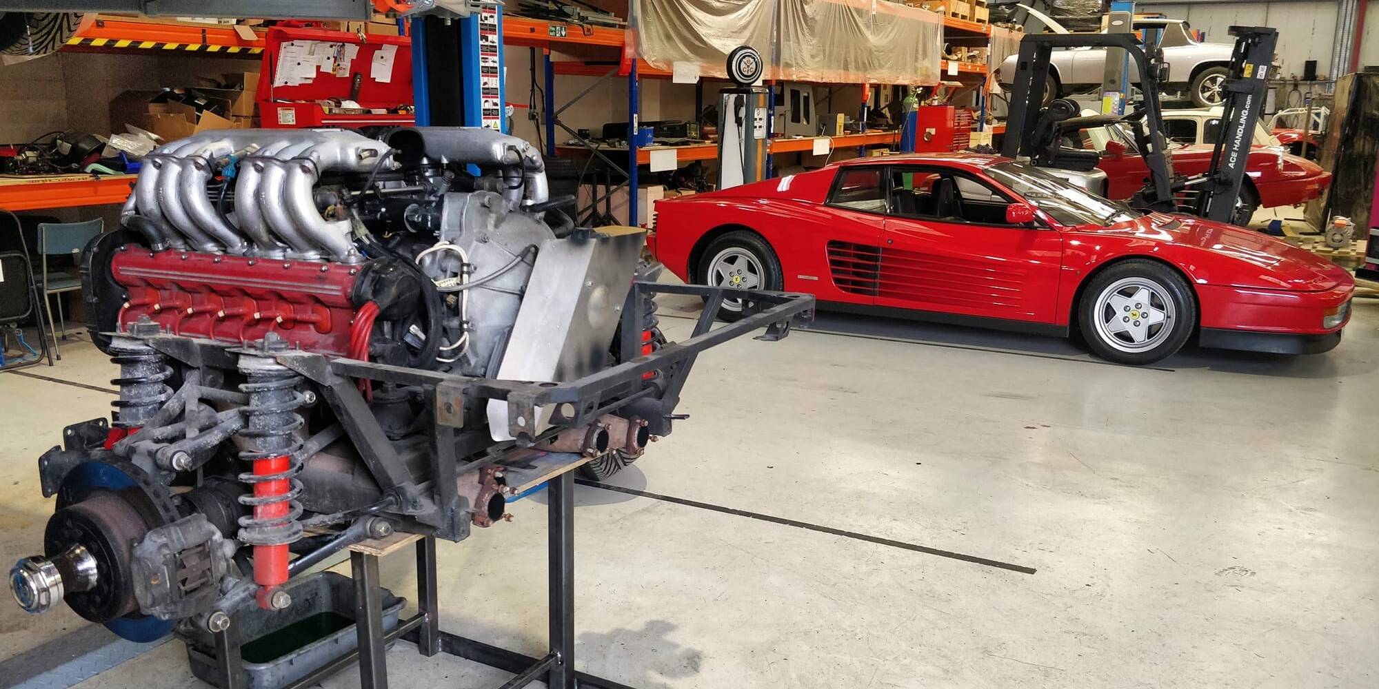 Ferrari Testarossa Teslarossa rétrofit