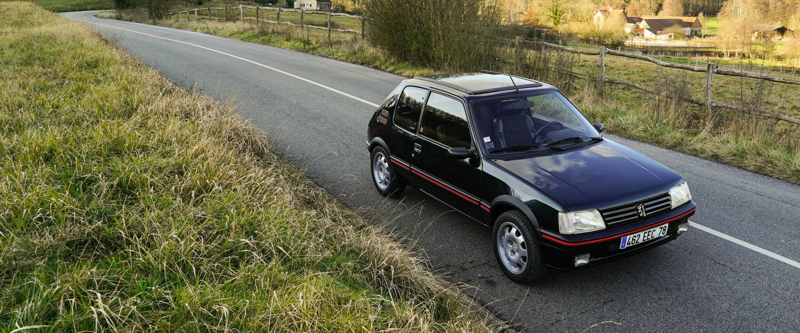 essai Peugeot 205 GTI youngtimer Rétromobile 2022