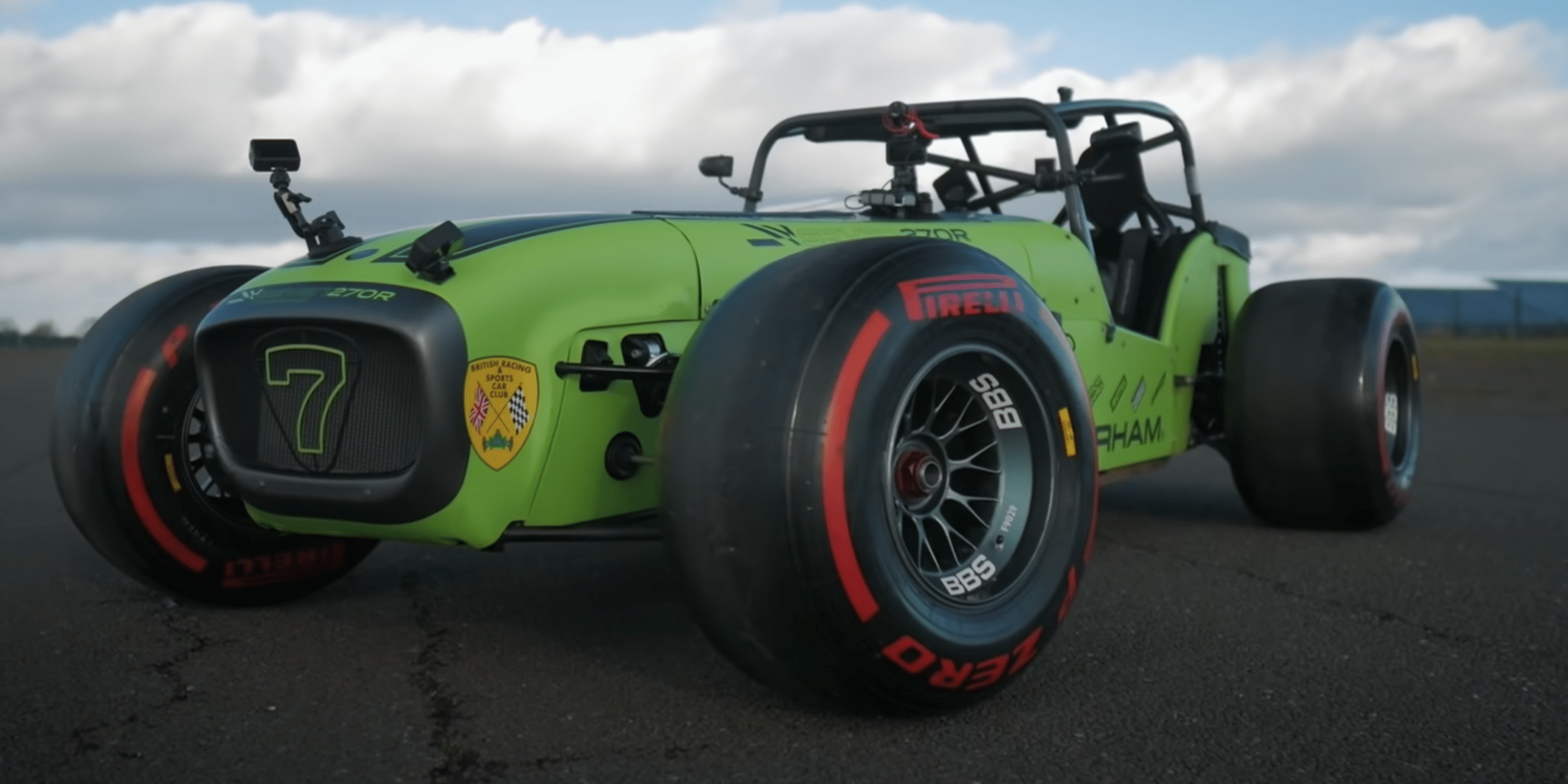 Caterham Seven pneus F1