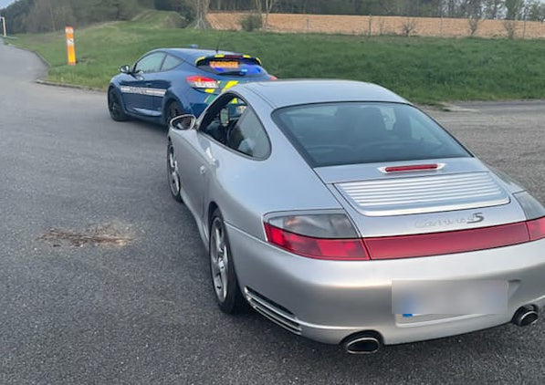 Porsche A40 grand excès de vitesse week-end de Pâques