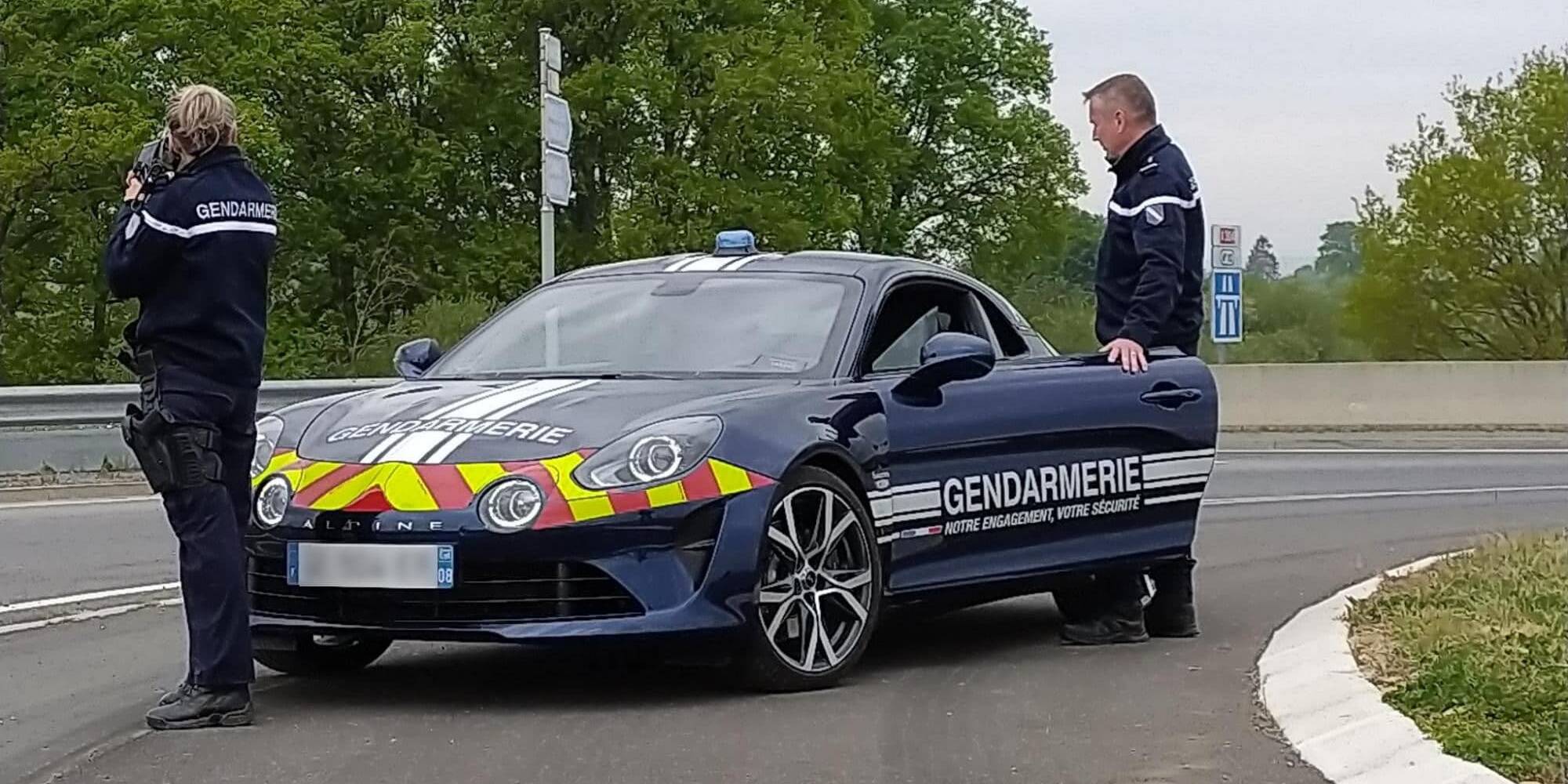 Alpine A110 gendarmerie gendarmerie nationale