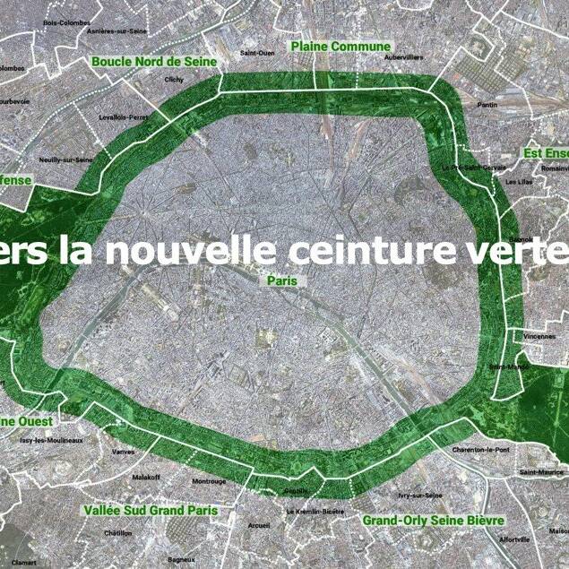 Anne Hidalgo Périphérique Paris ceinture verte