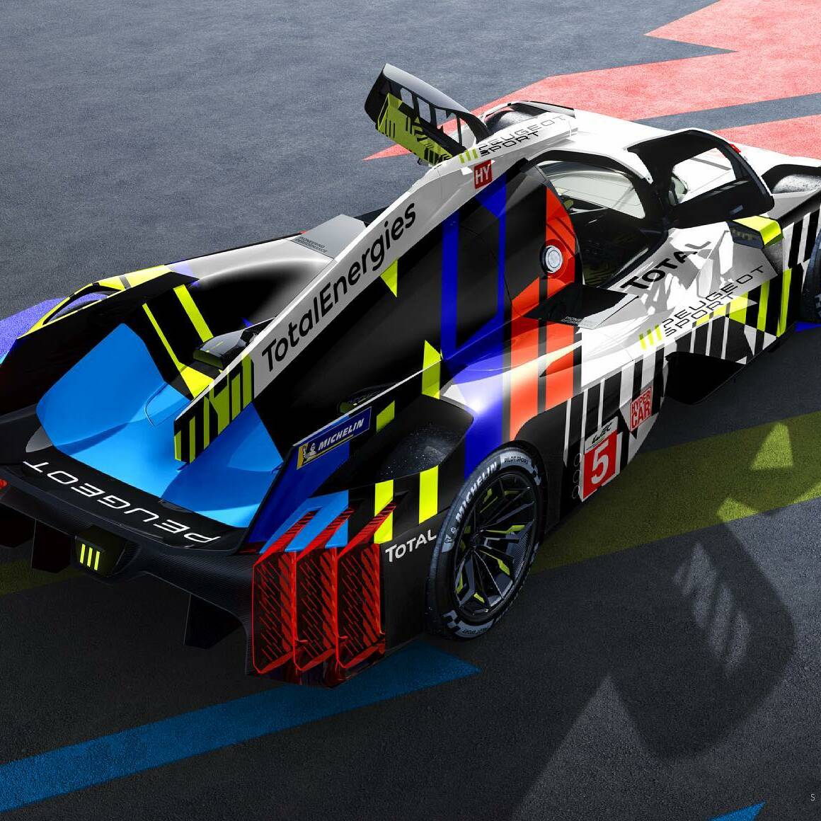 Peugeot 9X8 24 Heures du Mans Hypercar Peugeot 9X8