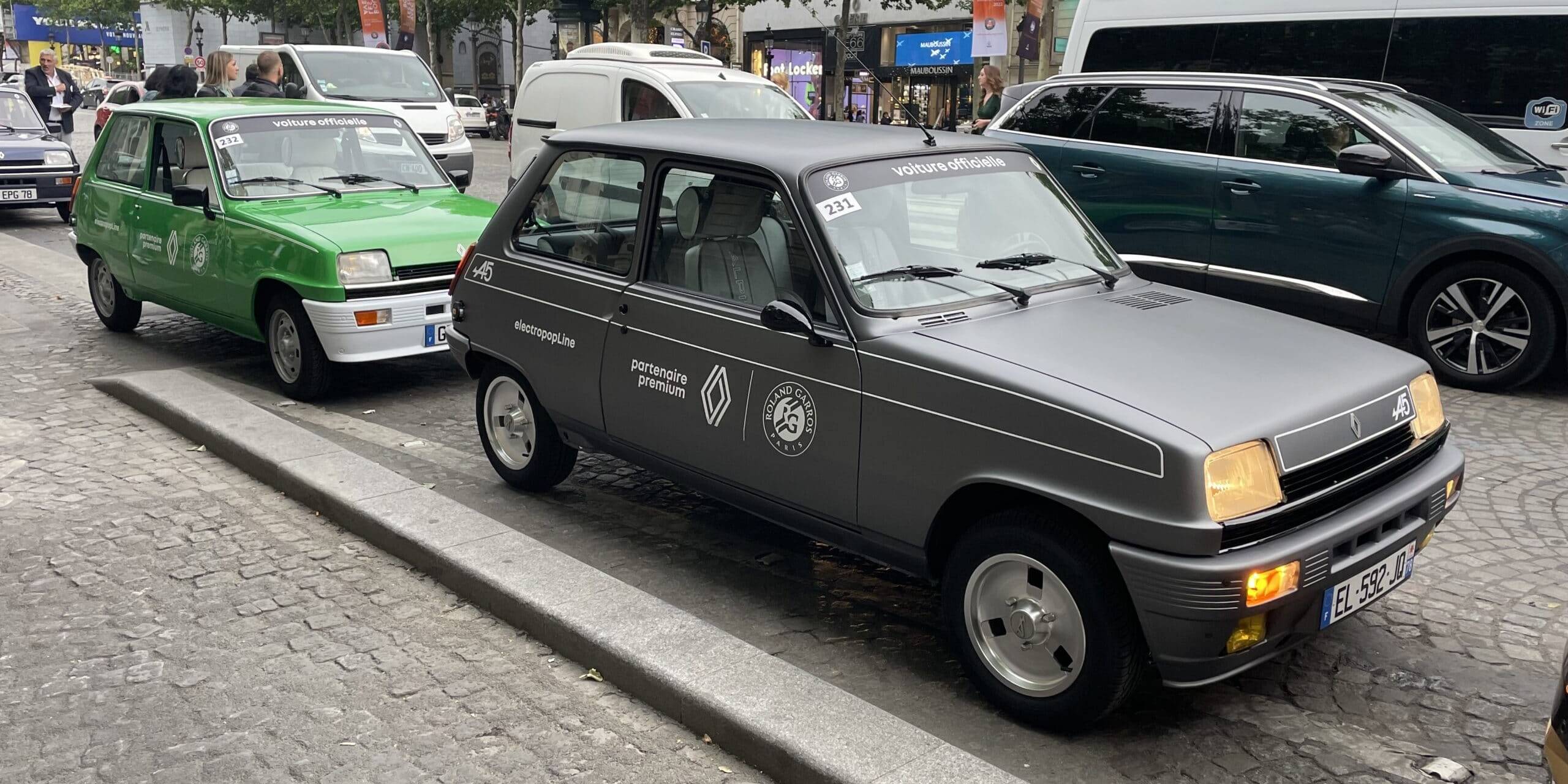 Renault 5 électrique rétrofit Roland-Garros
