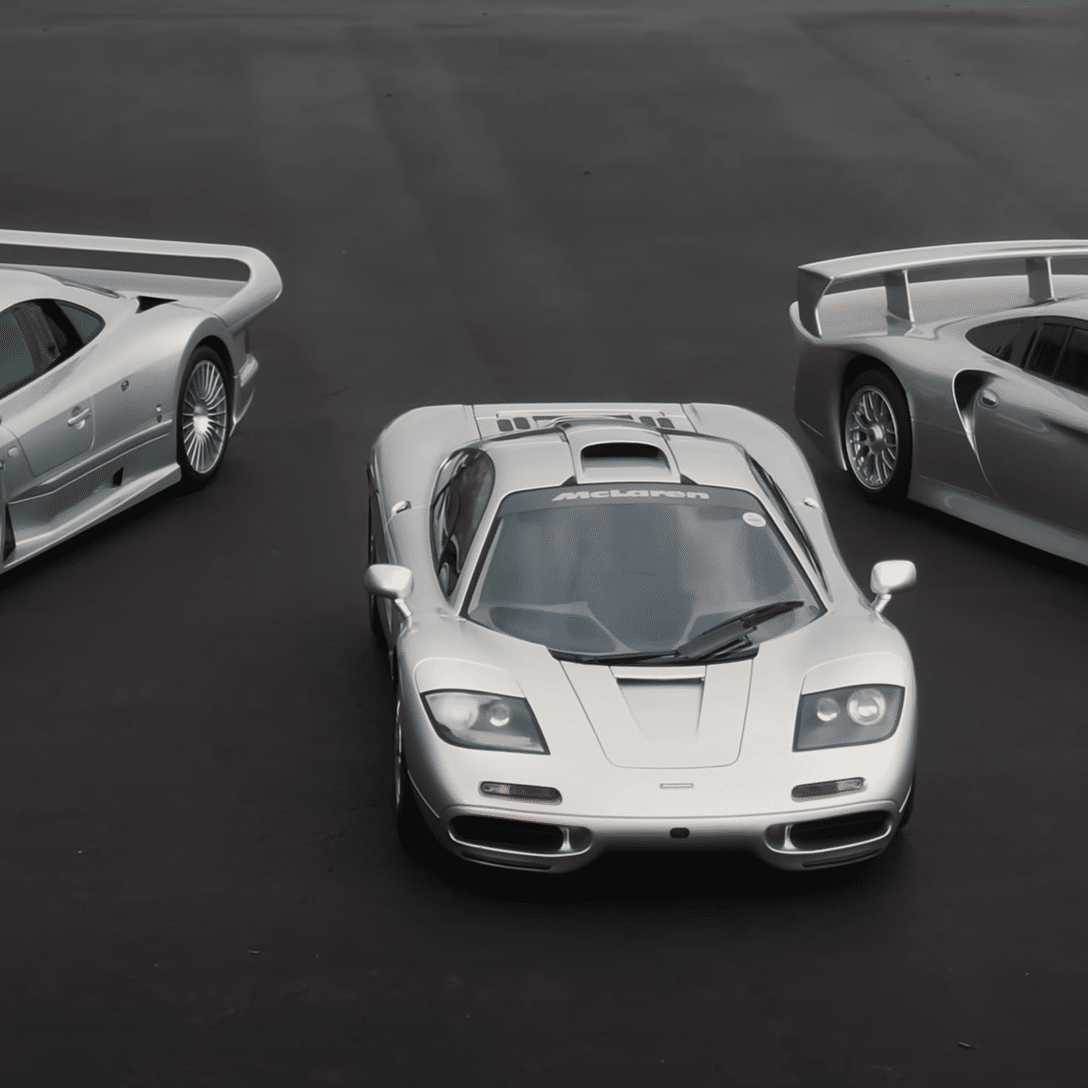 vidéo Porsche 911 GT1 McLaren F1 Mercedes-Benz CLK GTR