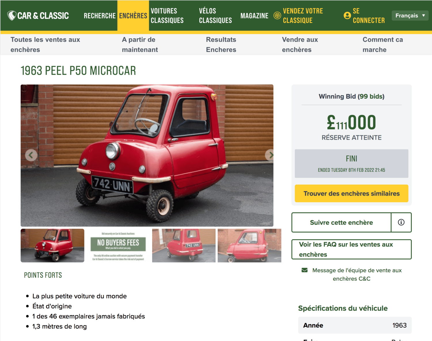 Peel P.50 : La Micro-voiture Disponible En Kit Et En électrique - Les ...