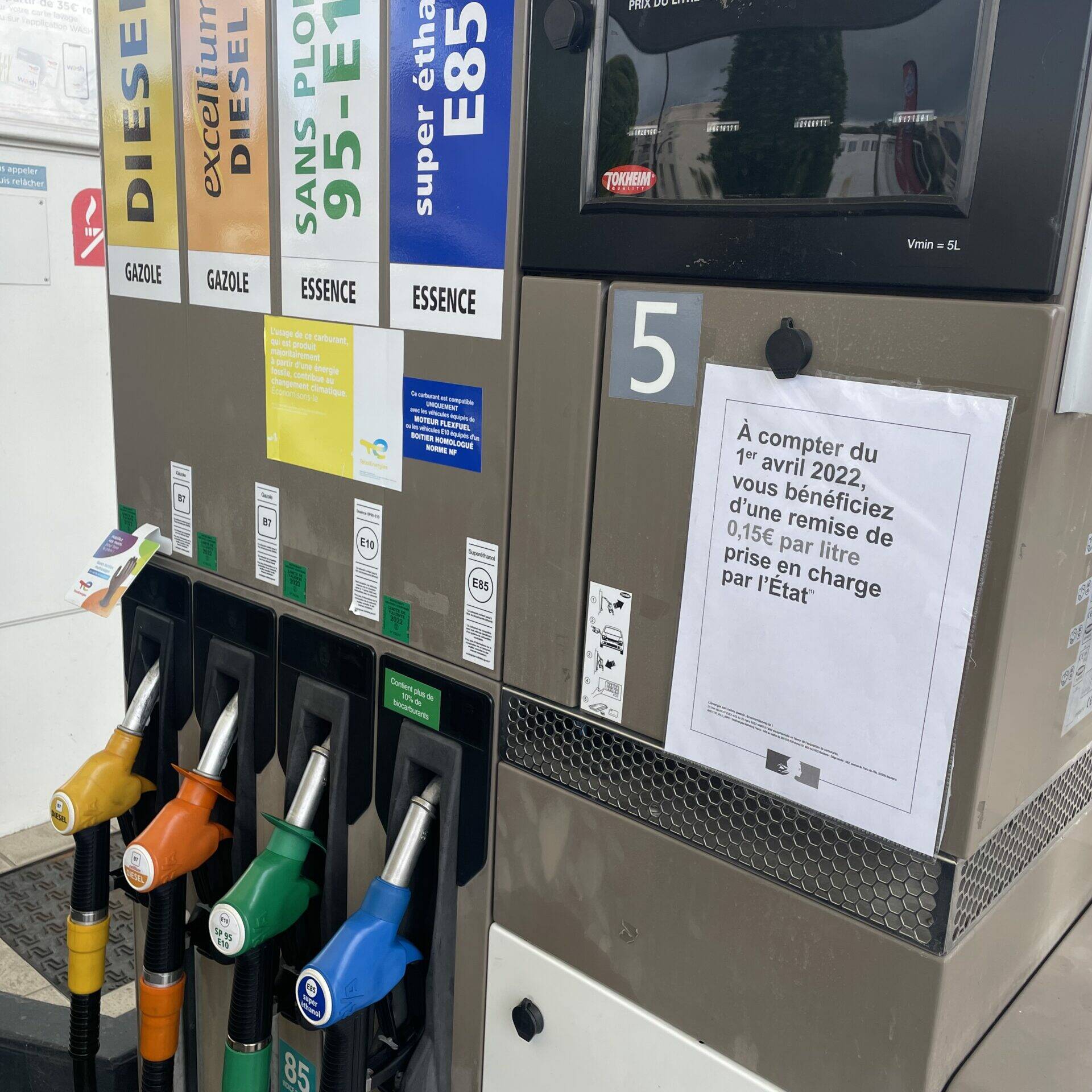 prix des carburants remises 18 centimes €/