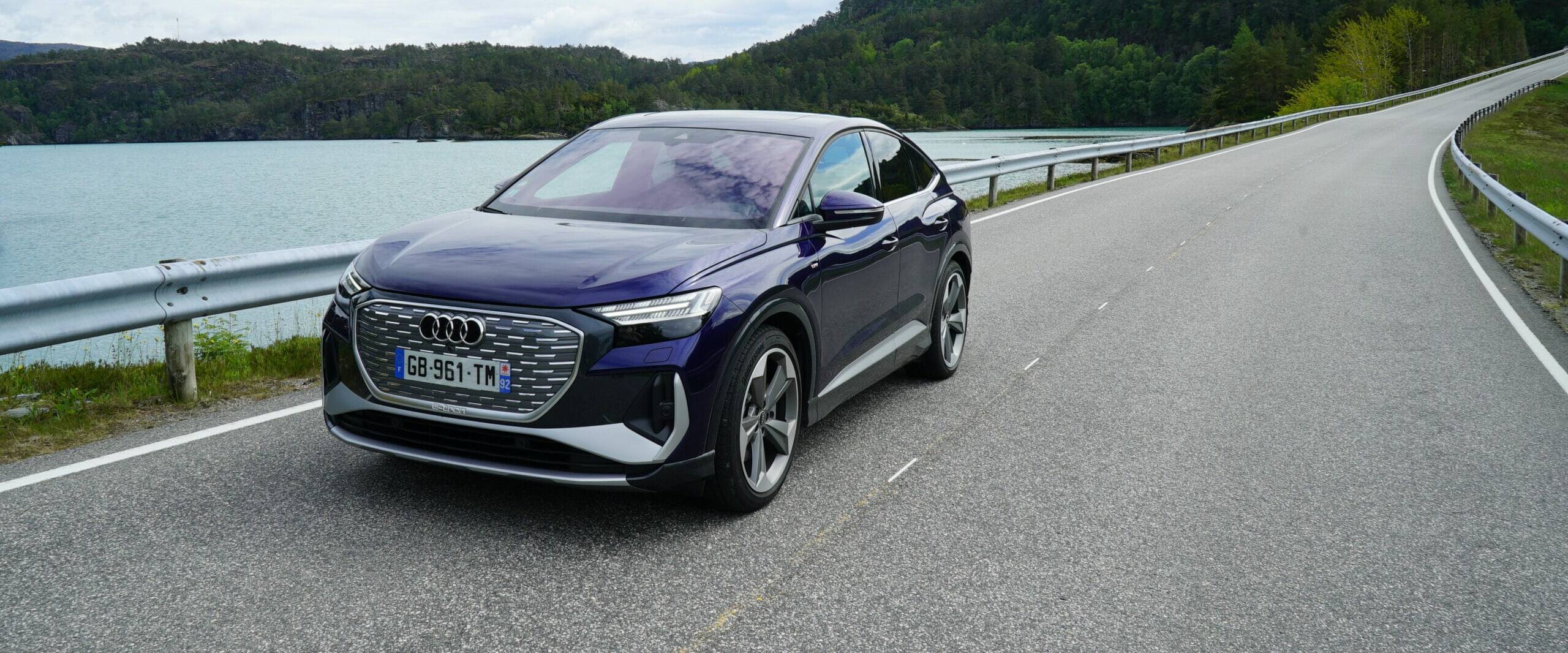 Essai Audi Q4 e-tron Sportback Norvège