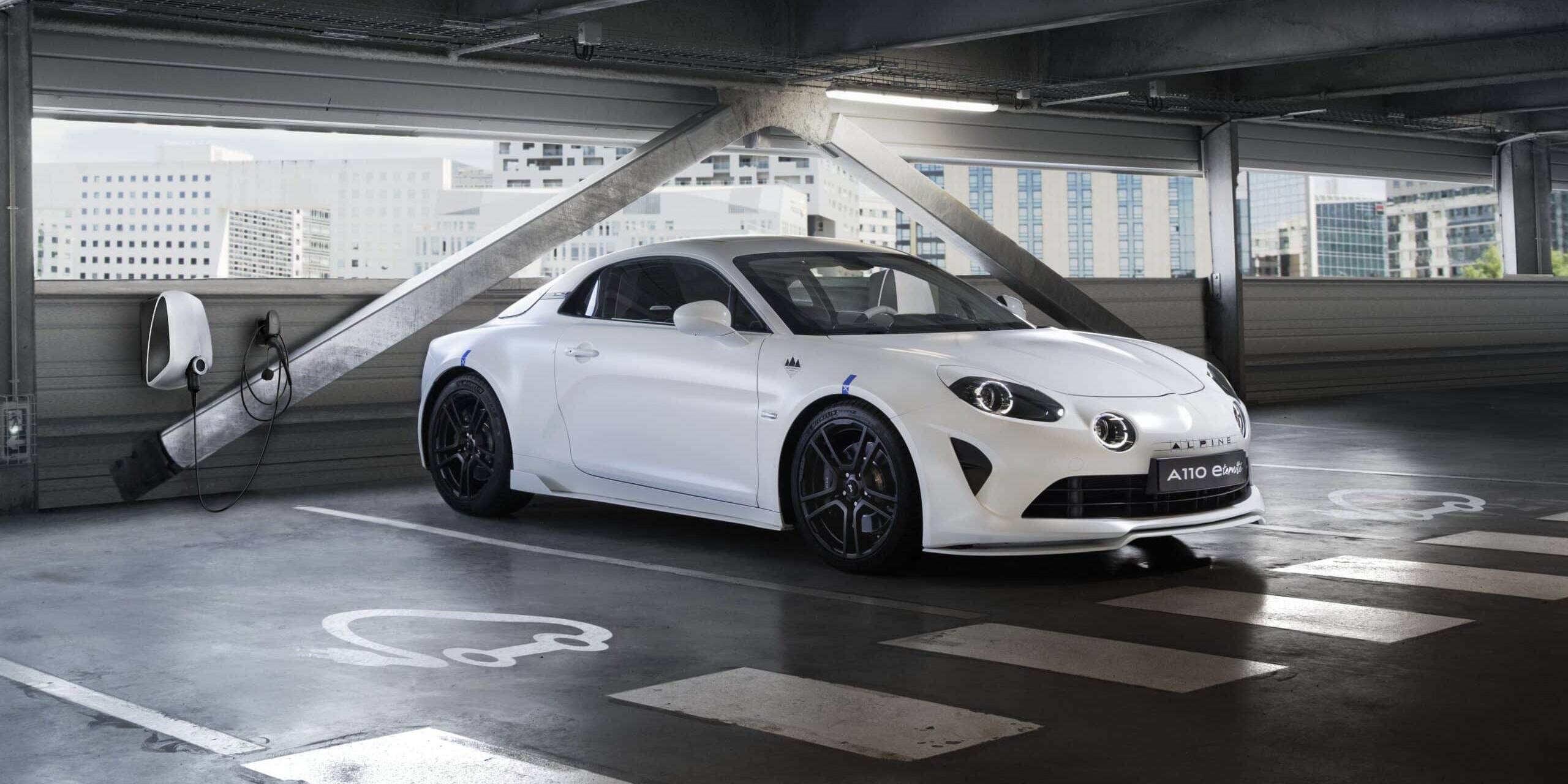 Alpine A110 E-ternité 100% électrique GP de France