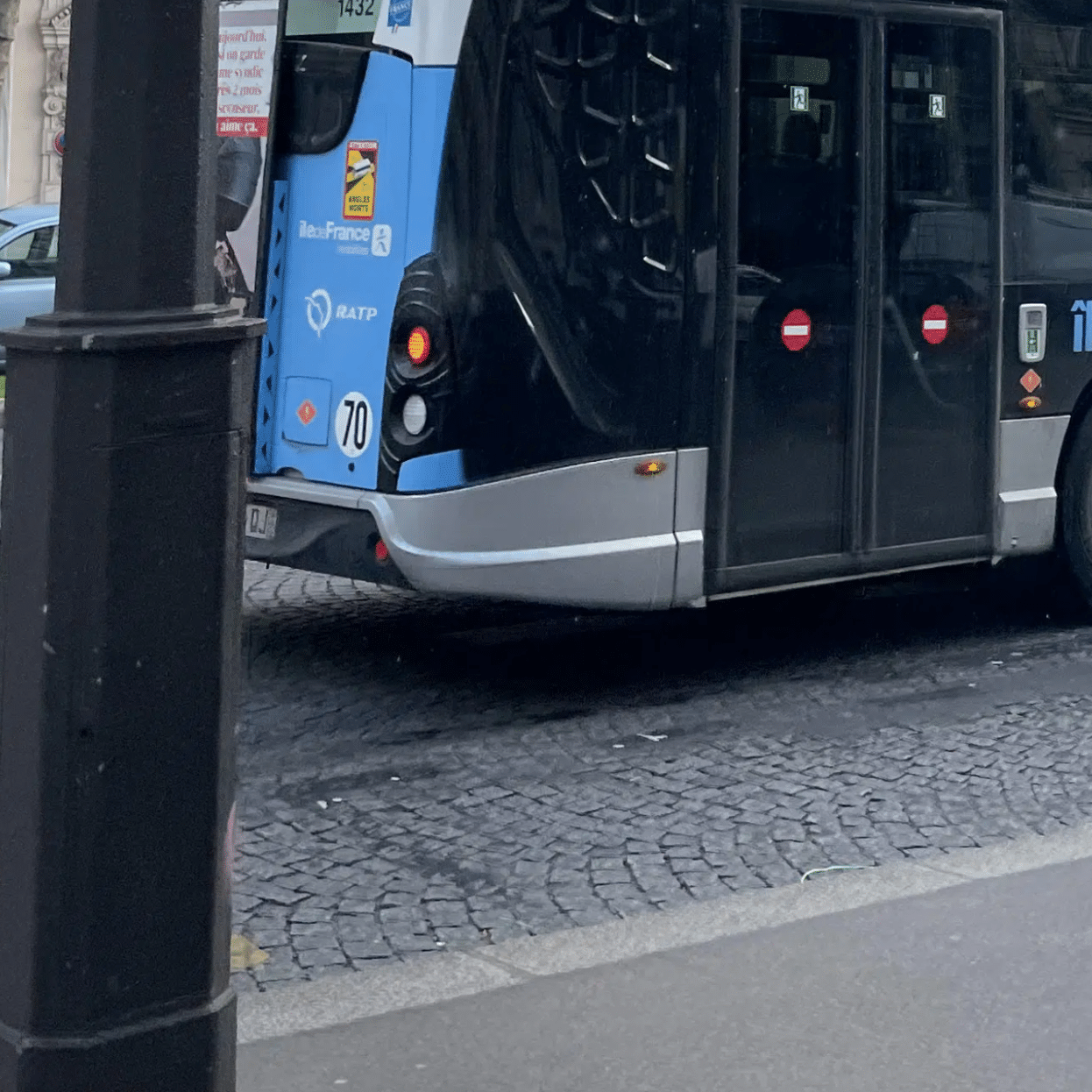 RATP incendie bus hybride bus électrique Paris
