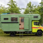 camping-car camion de pompiers Mercedes