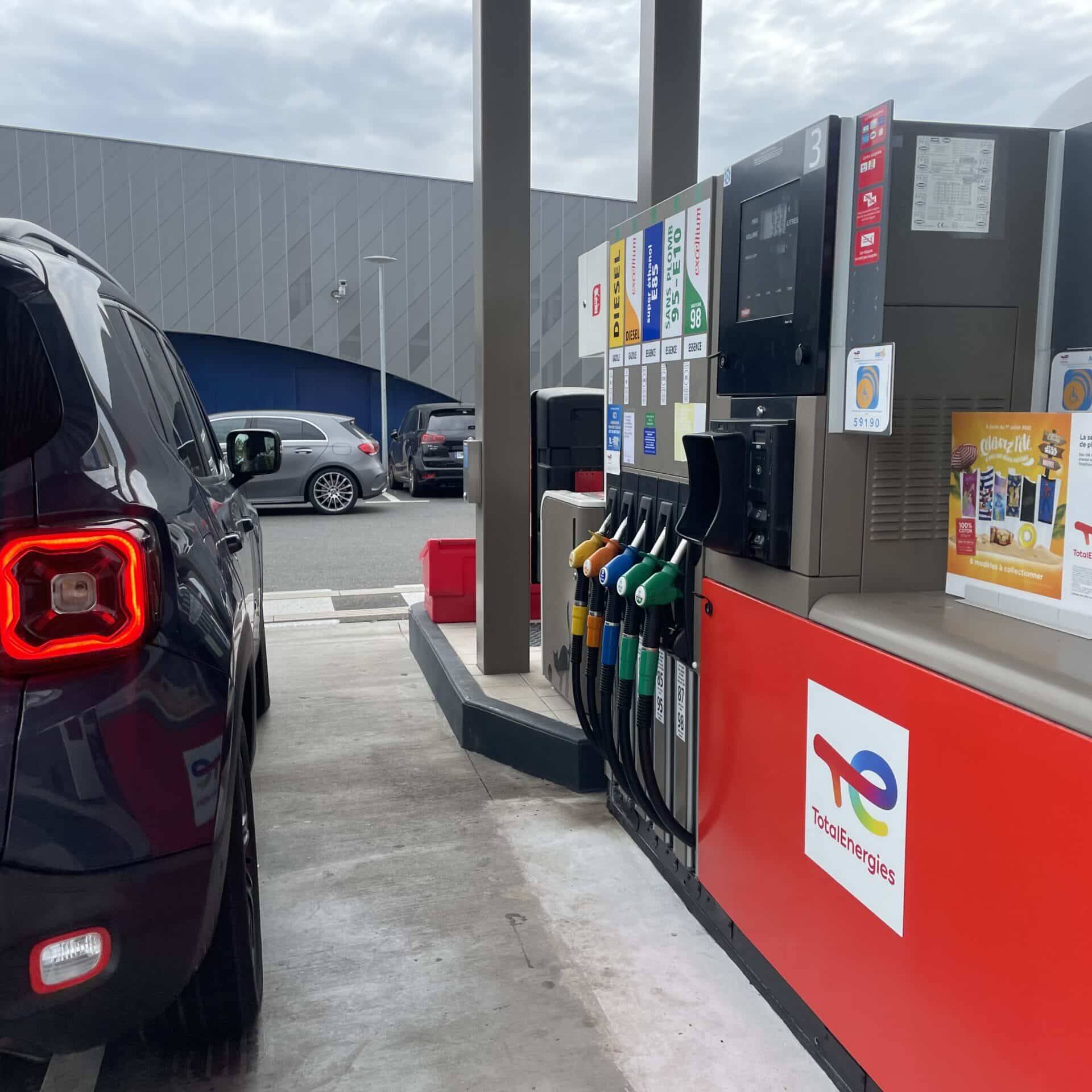 baisse prix des carburant remise carburant TotalEnergies