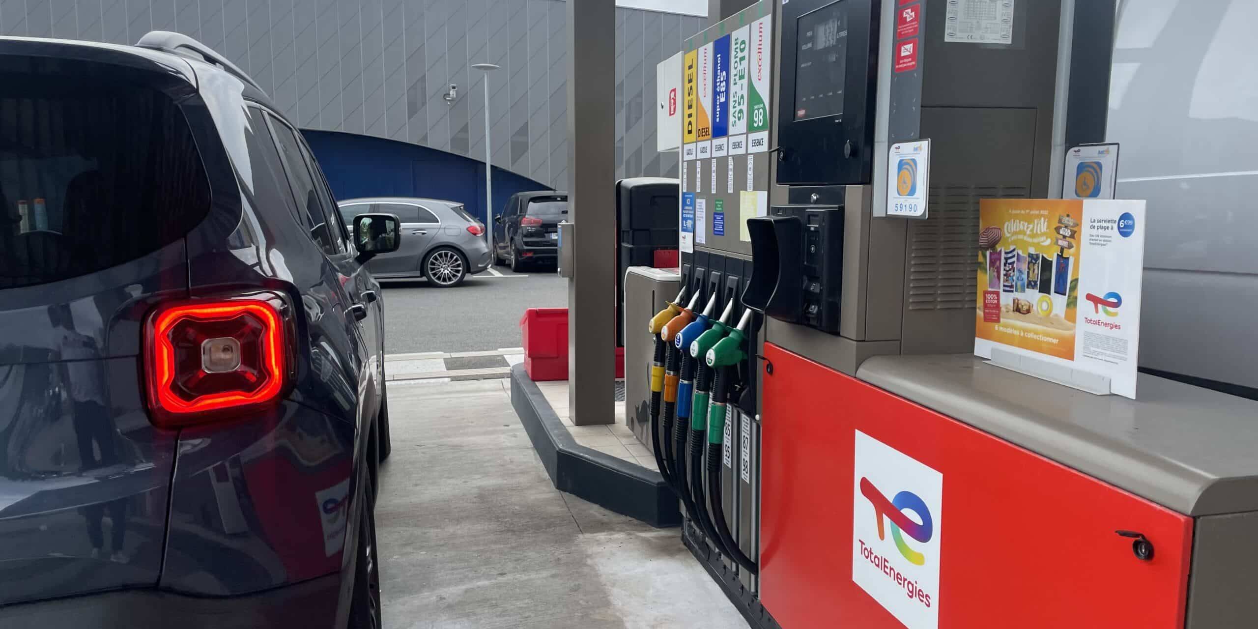 baisse prix des carburant remise carburant TotalEnergies