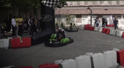 course de karting prison de Fresnes