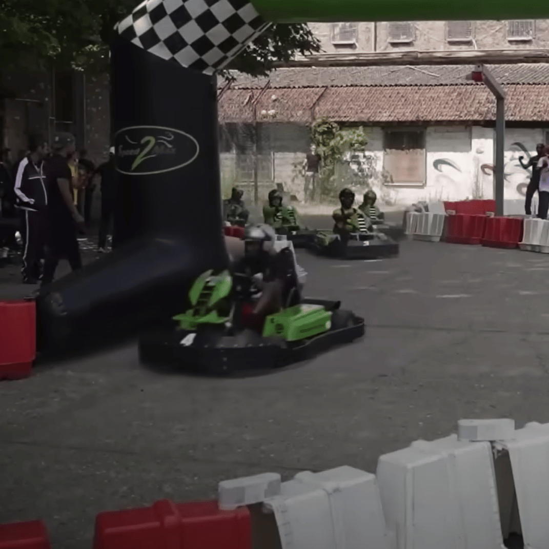 course de karting prison de Fresnes