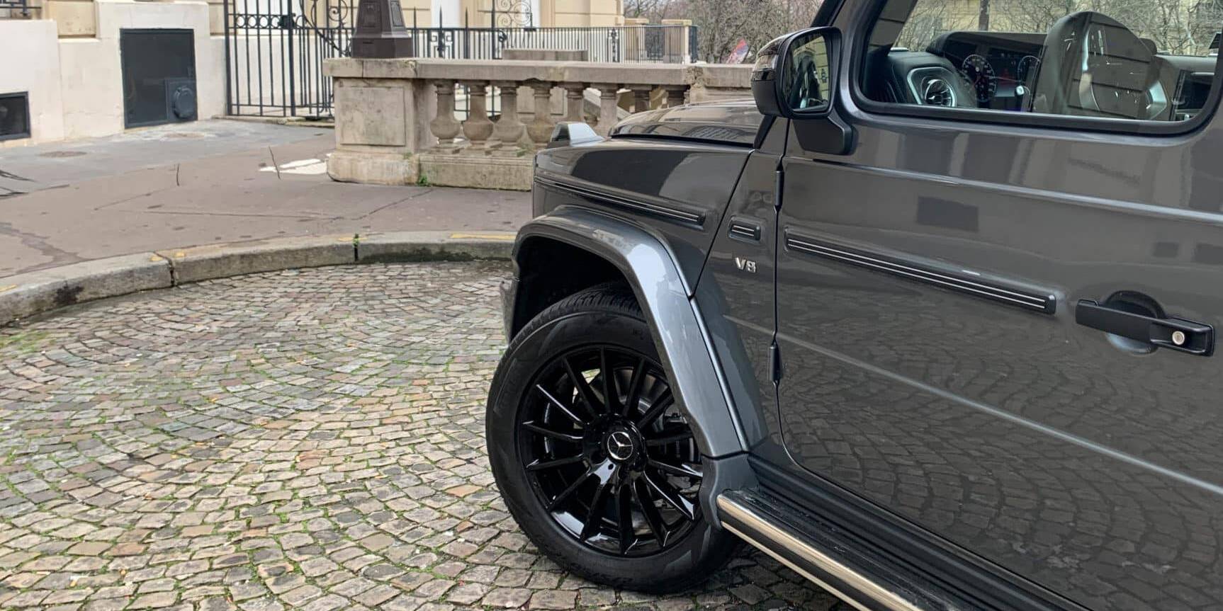 SUV Paris pneus dégonflés