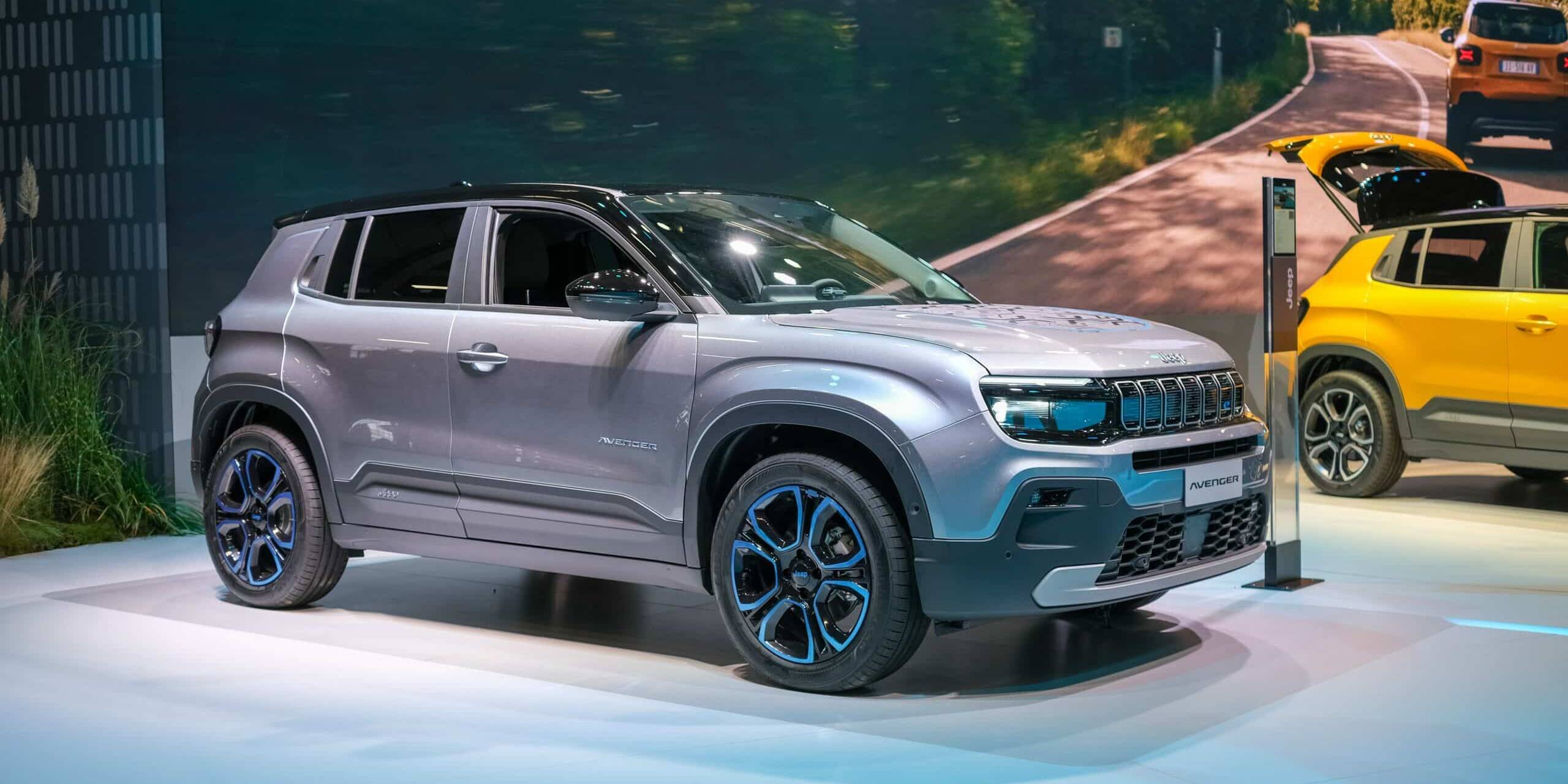 Jeep Avenger voiture électrique SUV électrique Mondial de l'Auto Voiture de l'Année 2023