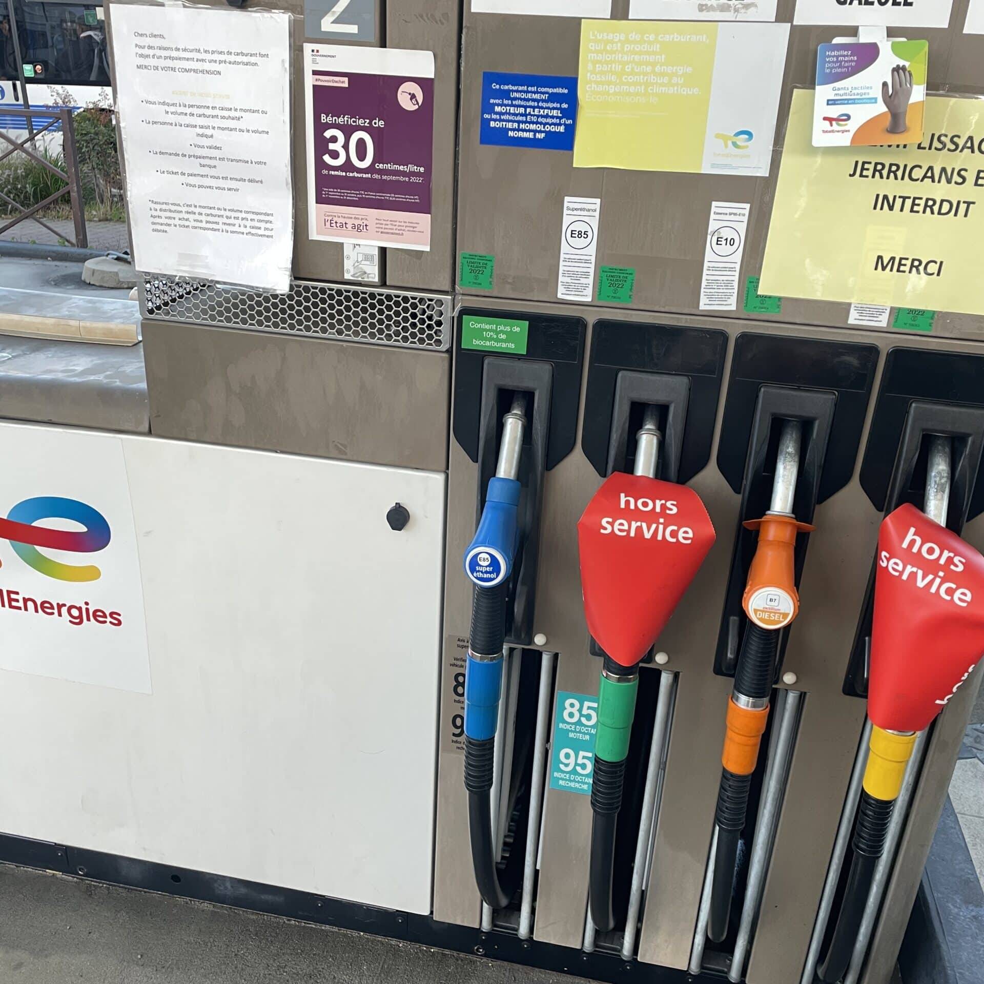 carburant pénurie TotalEnergies pénure d