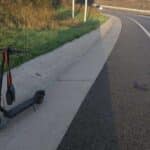 trottinette électrique autoroute A68