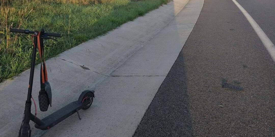 trottinette électrique autoroute A68