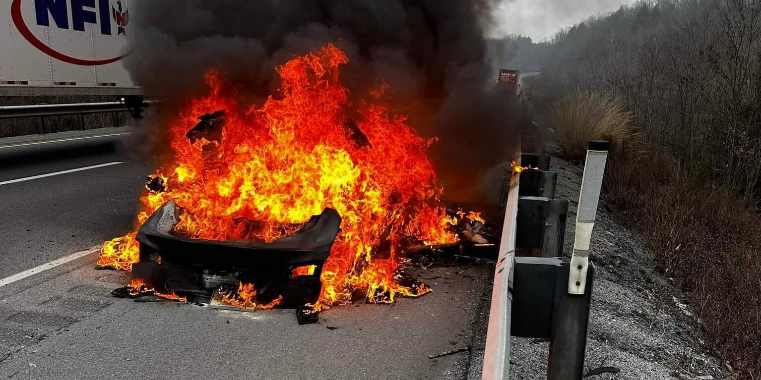 incendie voiture électrique Tesla