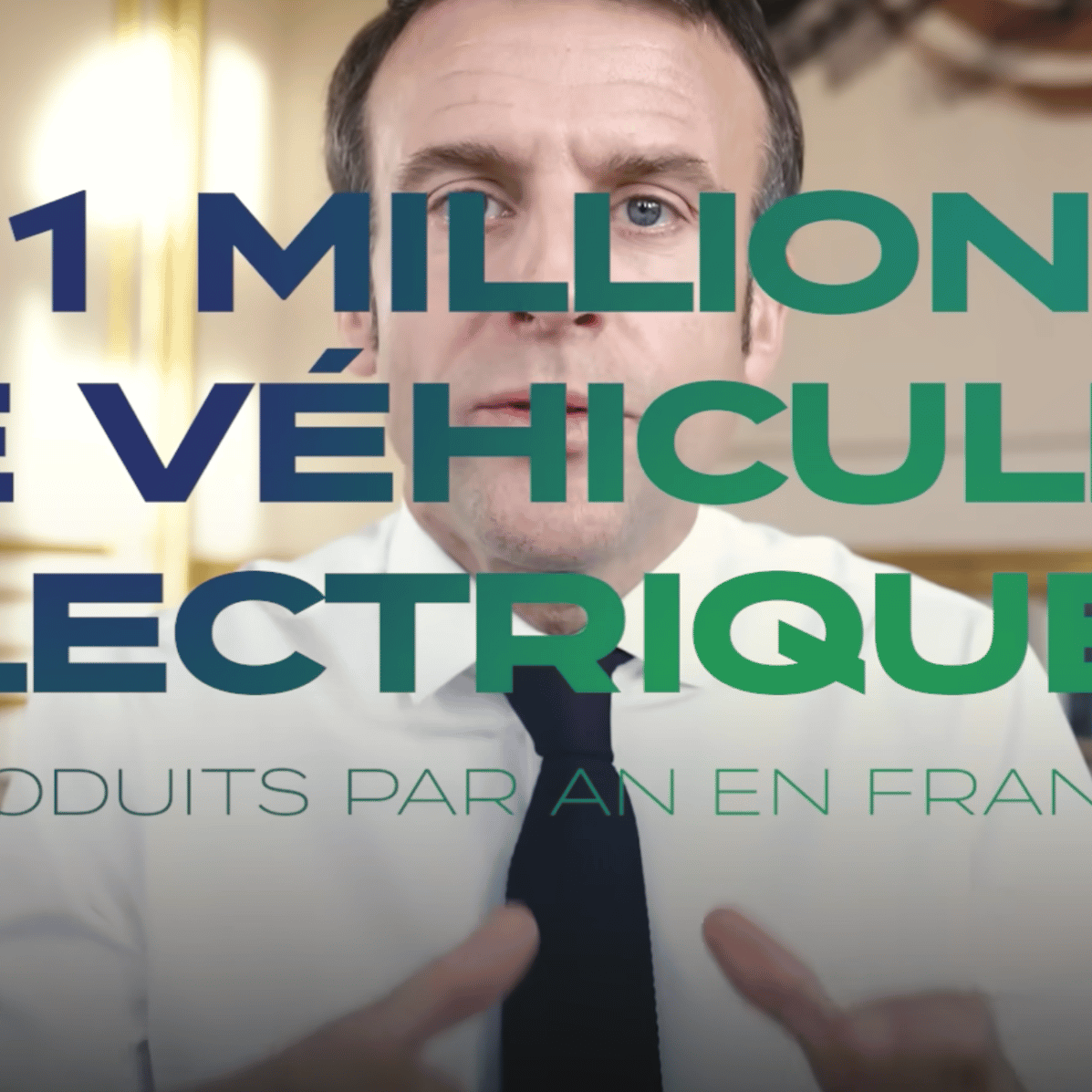 Emmanuel Macron YouTube voiture électrique véhicules électriques