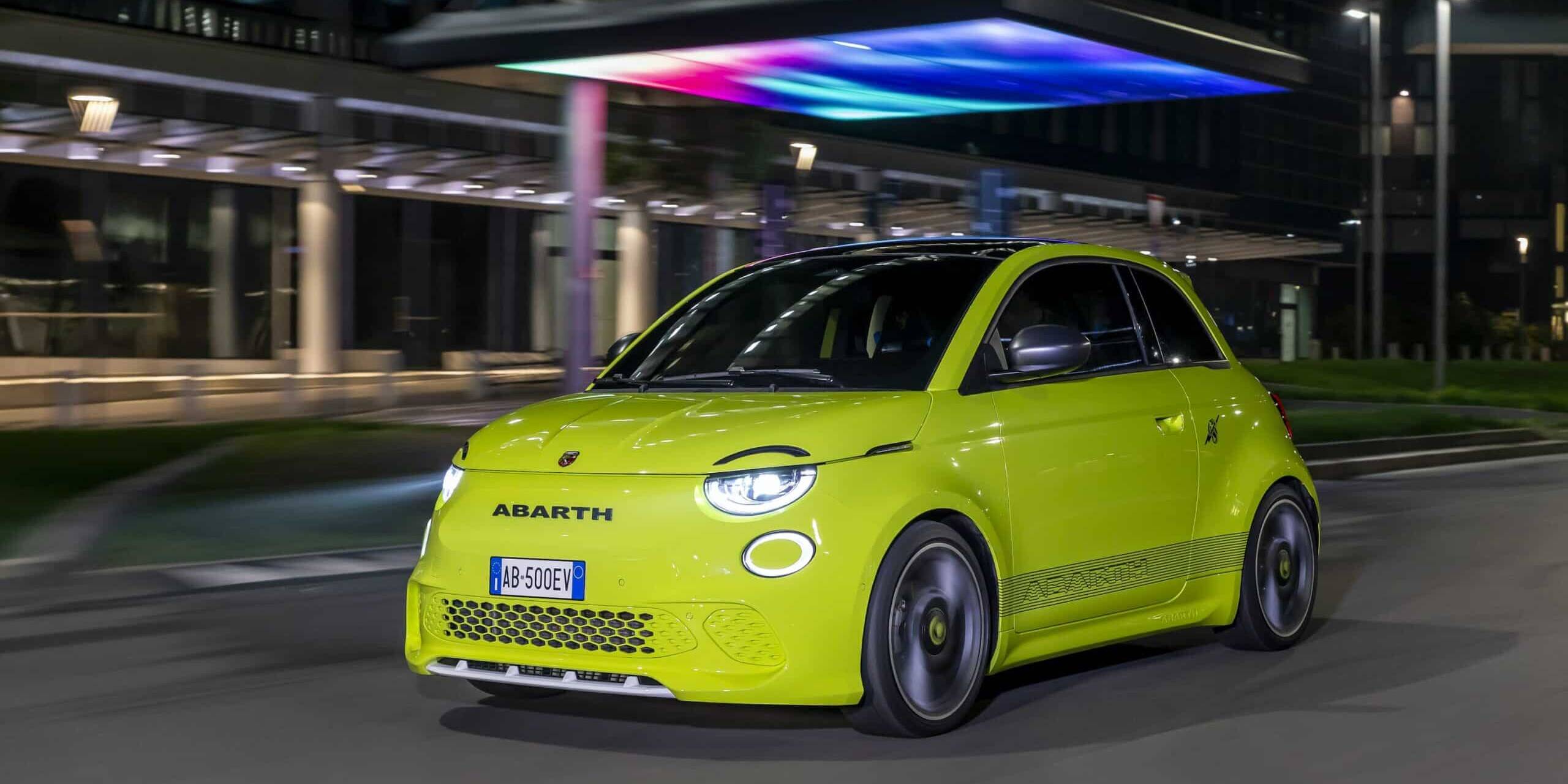 Abarth 500e 100% électrique Fiat 500e voiture électrique