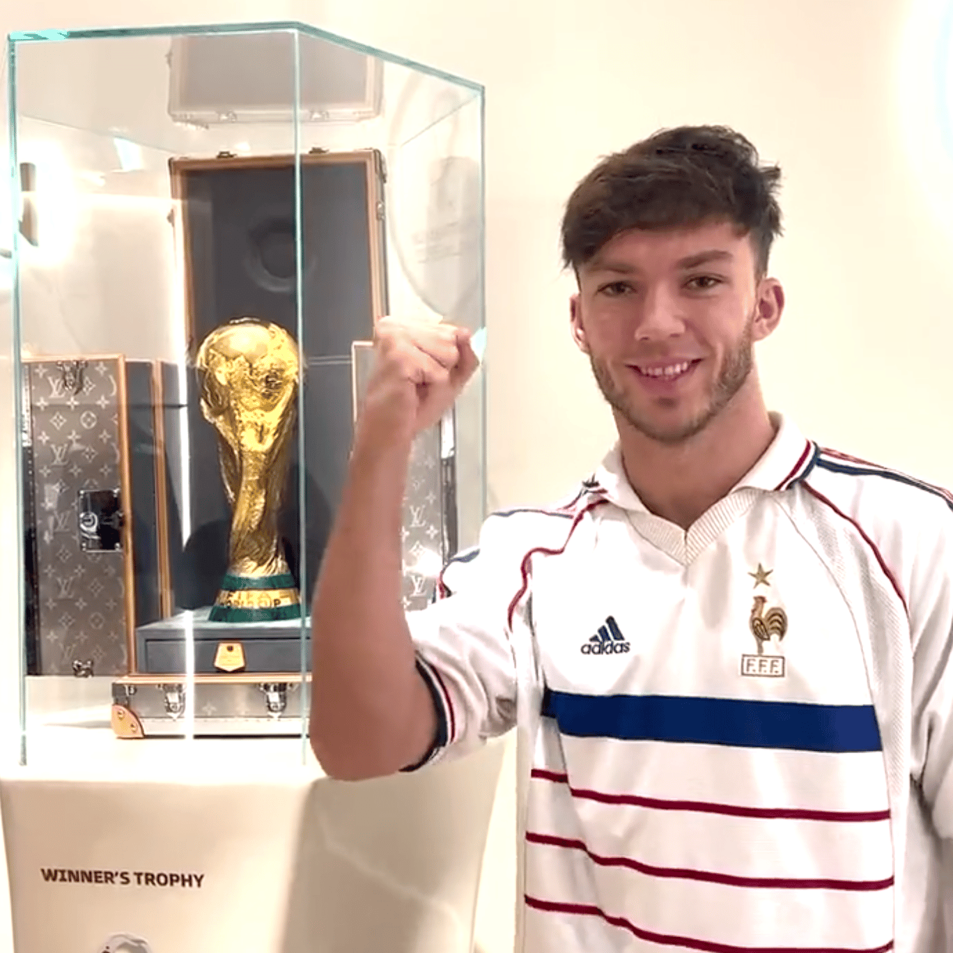 finale Coupe du Monde de Football Qatar 2022 Argentine France Alpine F1 Team Esteban Ocon Pierre Gasly