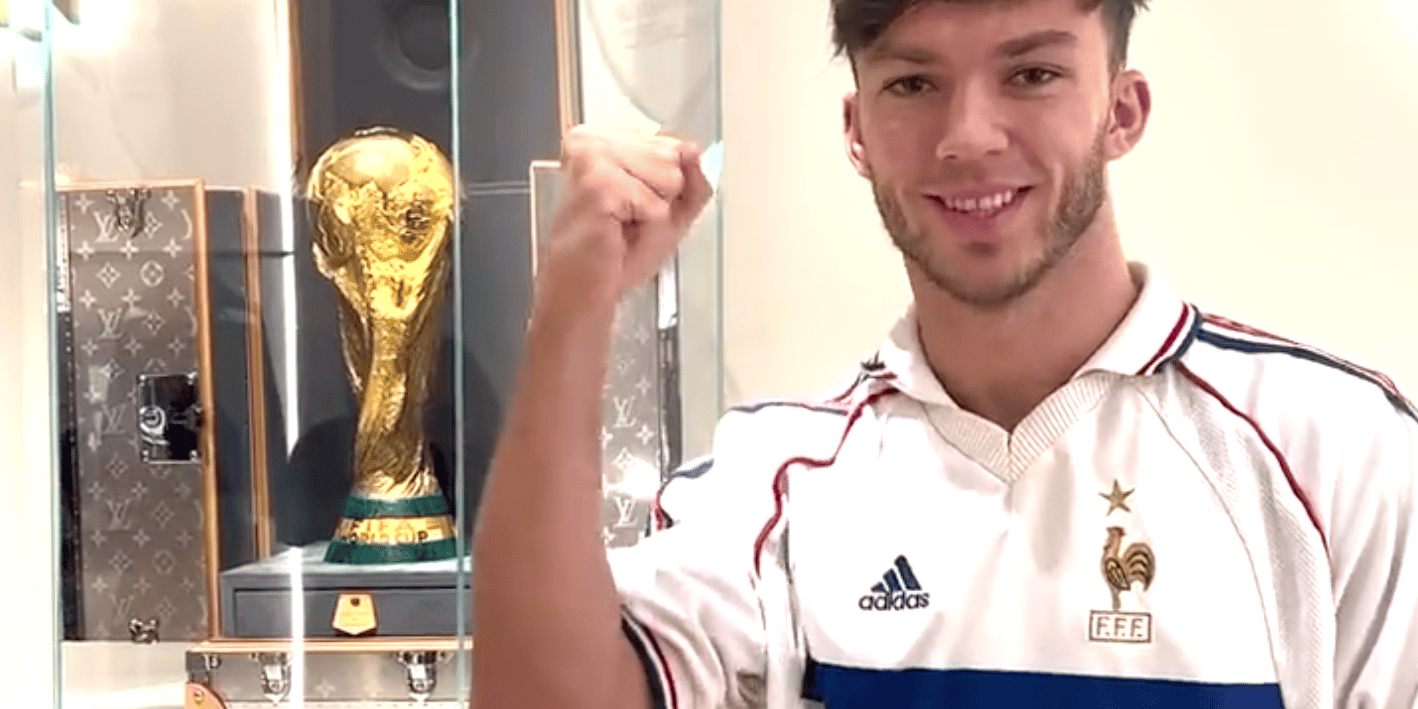 finale Coupe du Monde de Football Qatar 2022 Argentine France Alpine F1 Team Esteban Ocon Pierre Gasly