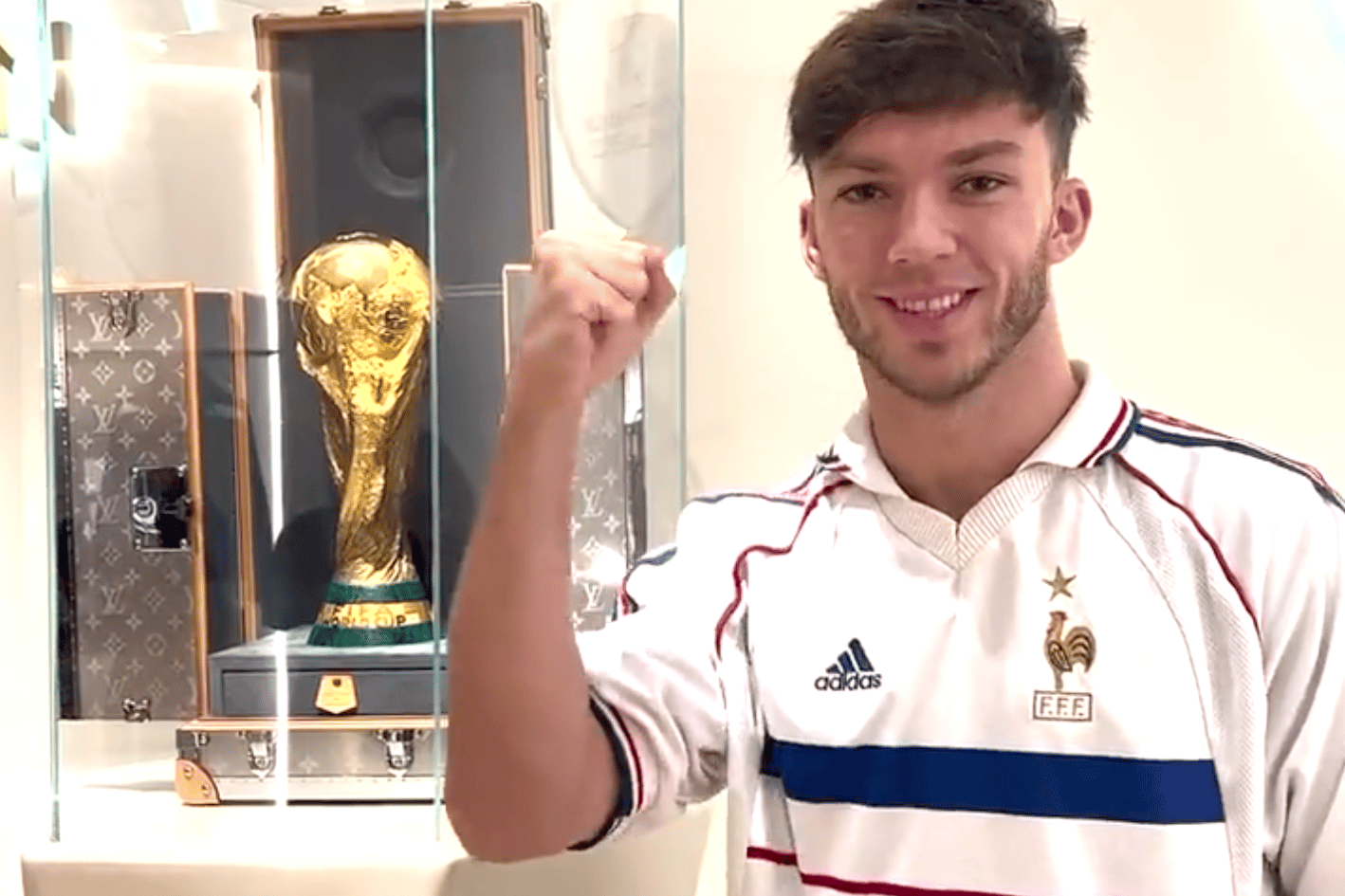 finale Coupe du Monde de Football Qatar 2022 Argentine France Alpine F1 Team Esteban Ocon Pierre Gasly