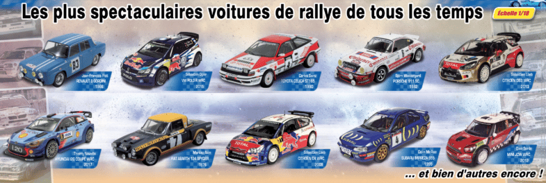 Achat Miniatures Rallye Rally Français