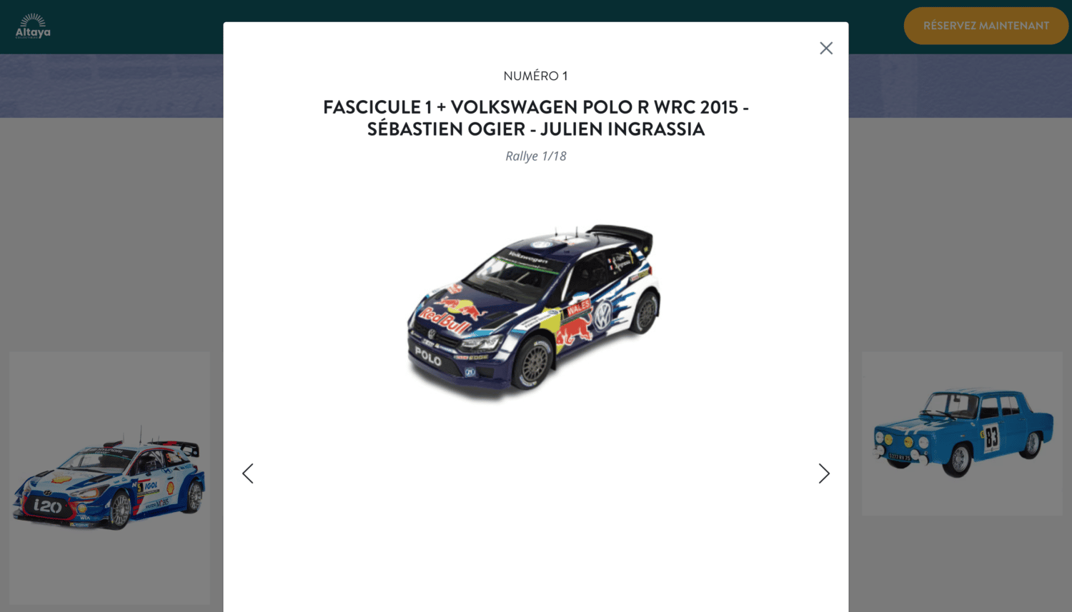 altaya les plus grandes voitures de rallye