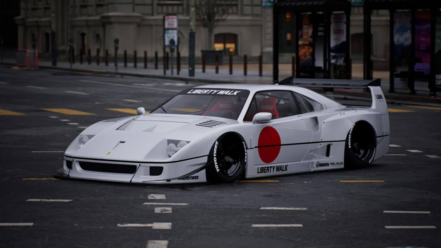 Ferrari F40 Weiss
