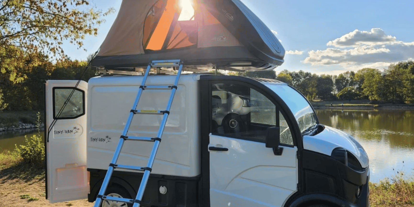 camping-car sans permis Aixam D-TRUCK TINY VAN quadricycle léger