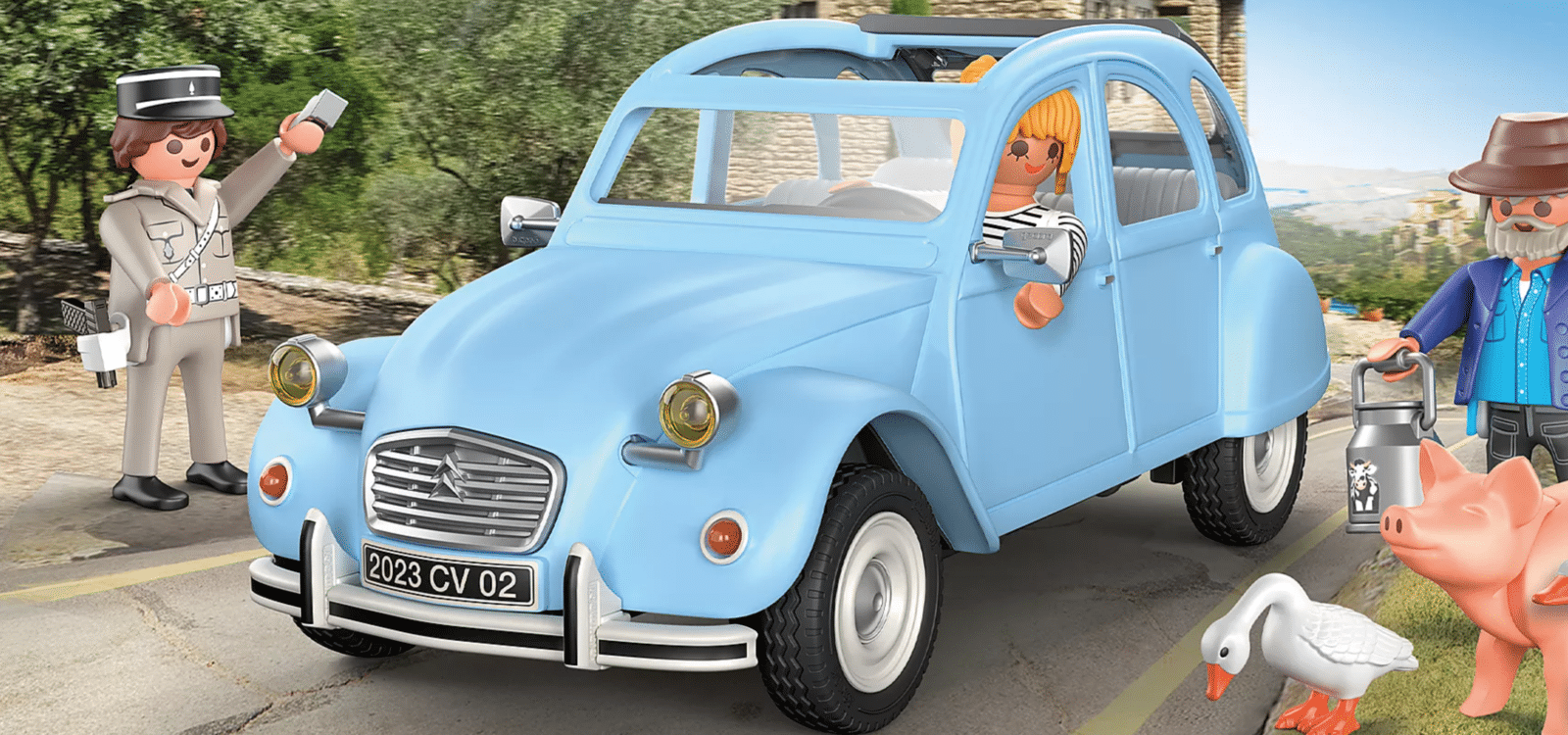 Citroën 2CV : voici le sympathique jouet Playmobil - Les Voitures