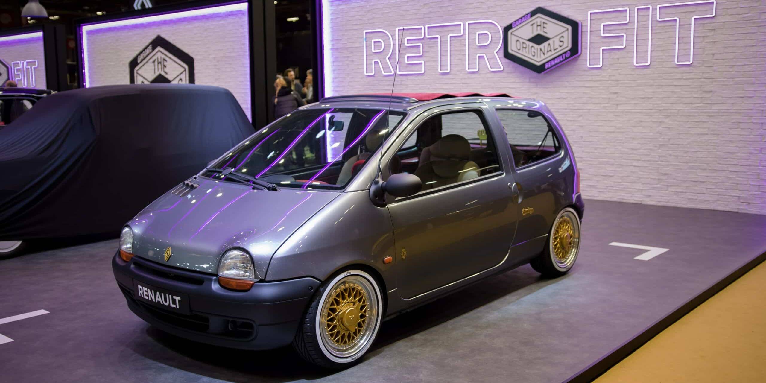 Rétromobile 2023 stand Renault Twingo