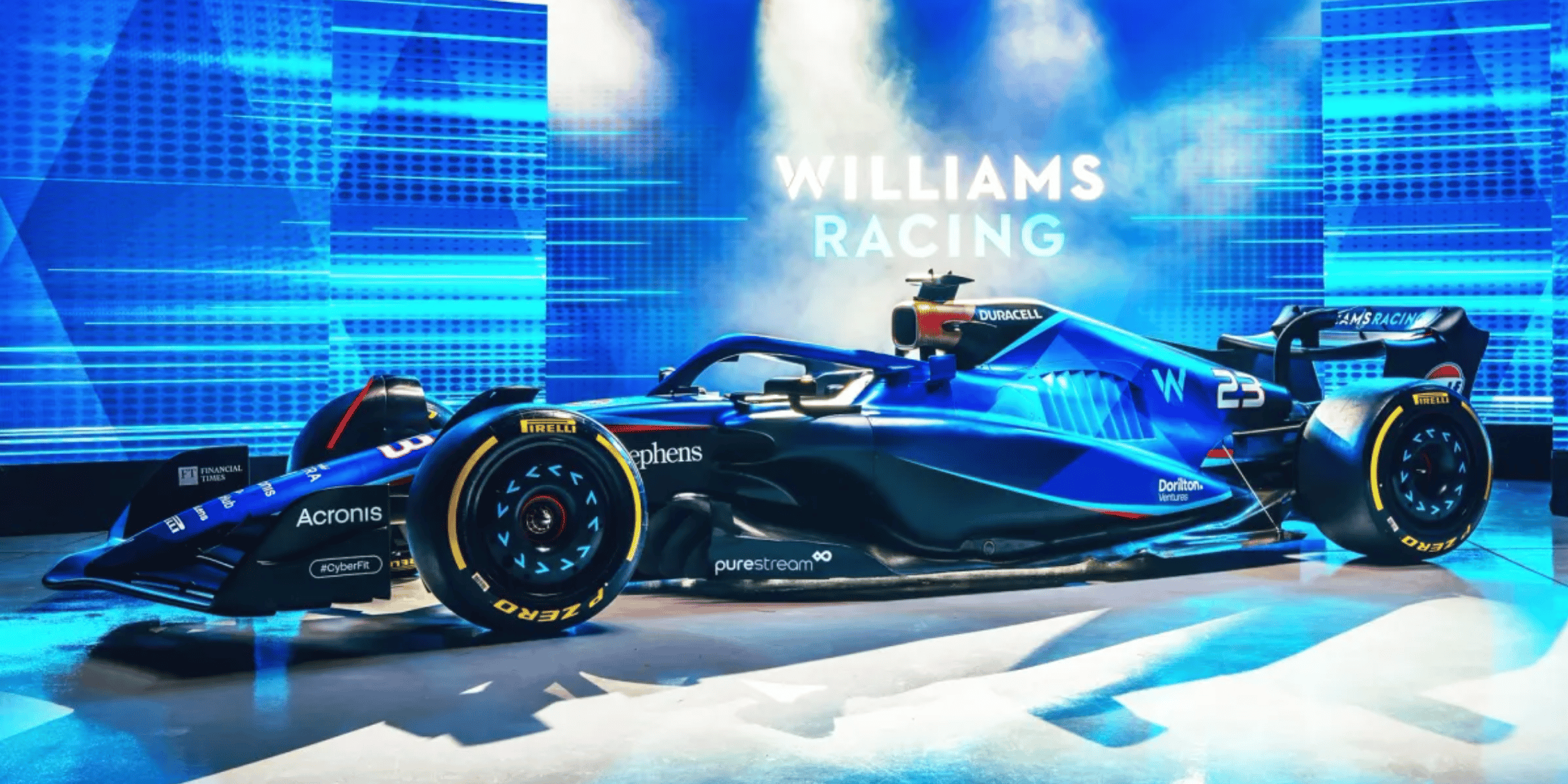 Williams Racing FW45 2023 calendrier F1 2023