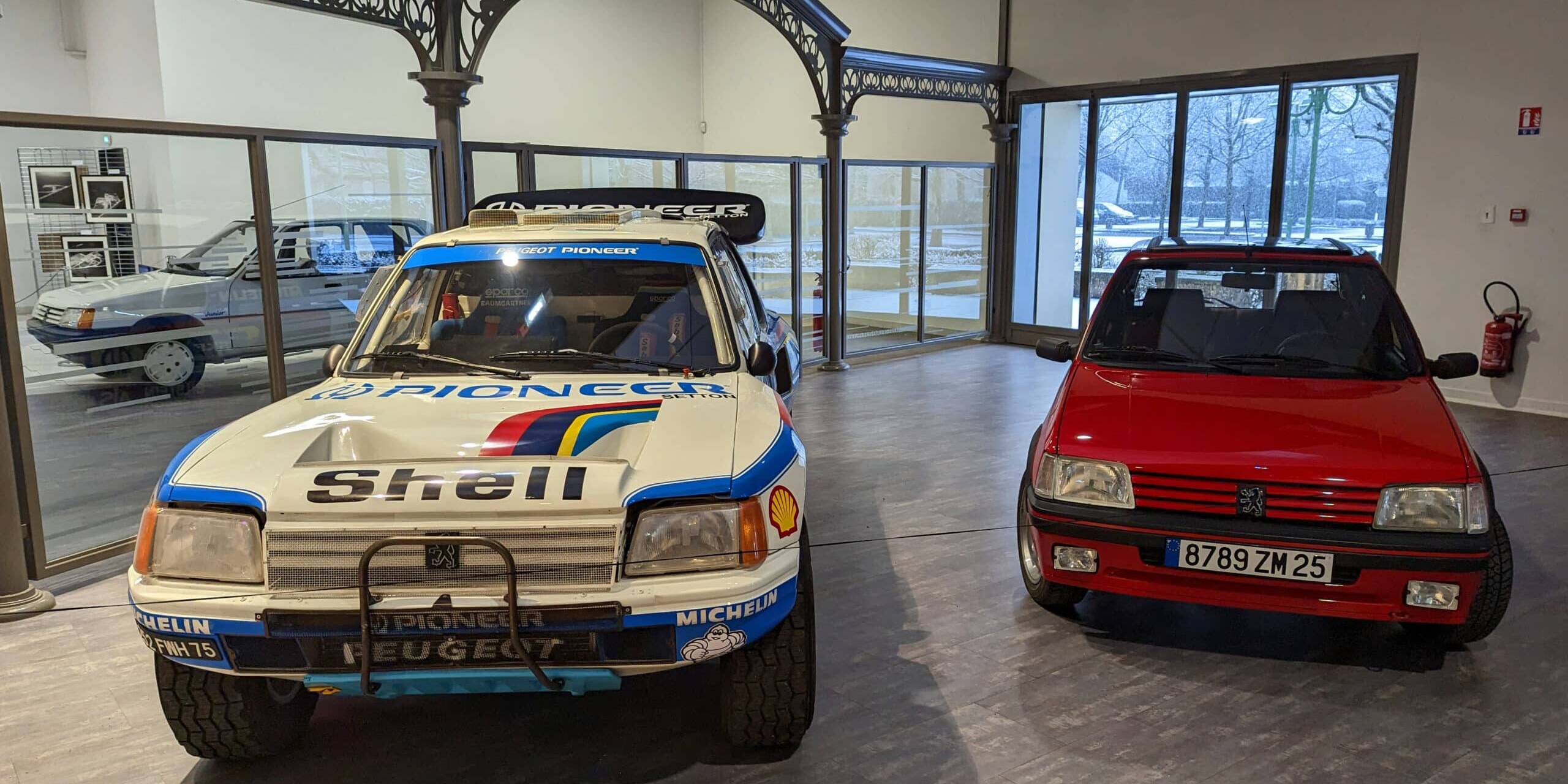 Peugeot 205 youngtimer Musée de L'Aventure Peugeot