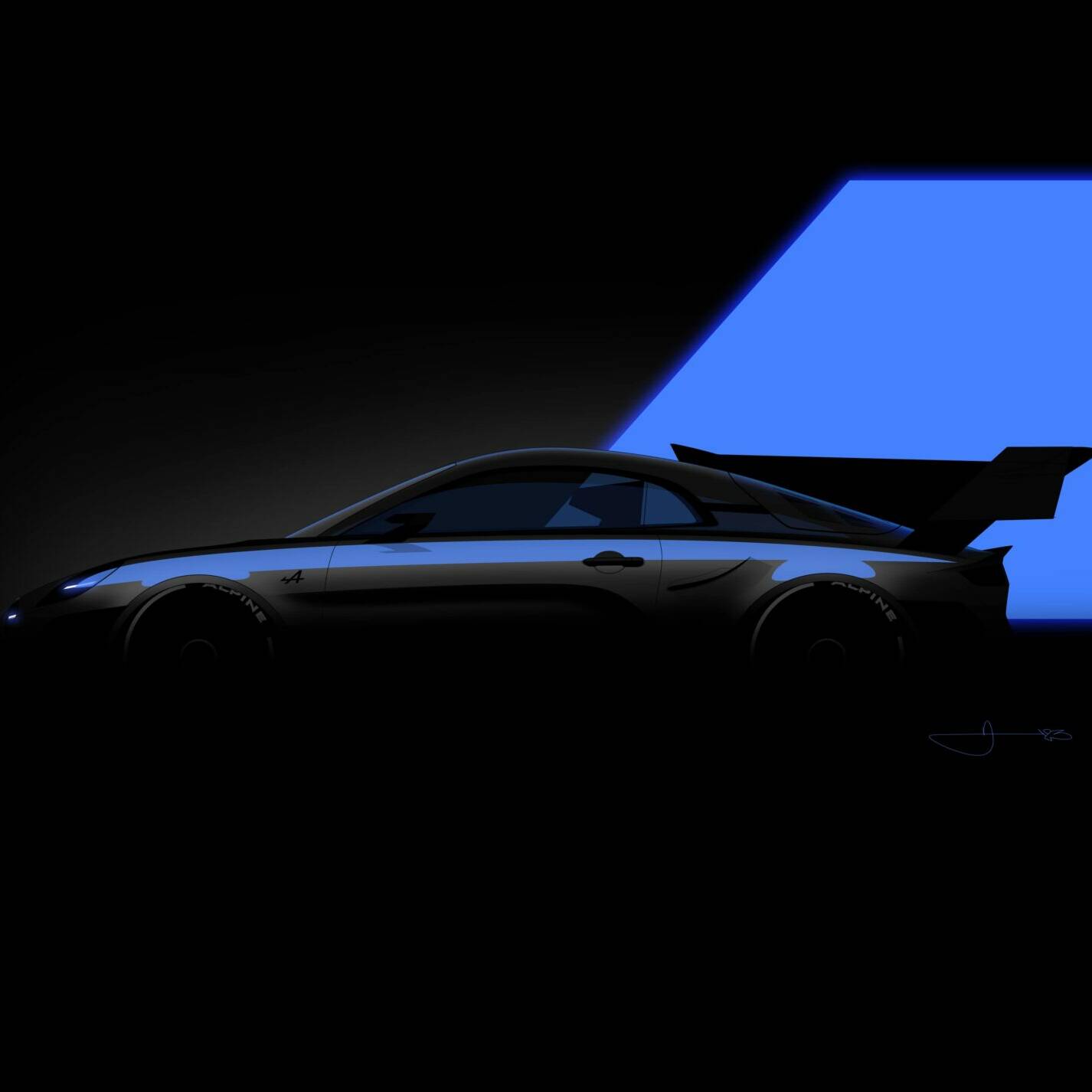 Alpine A110 GT4 Evo Pikes Peak 2023