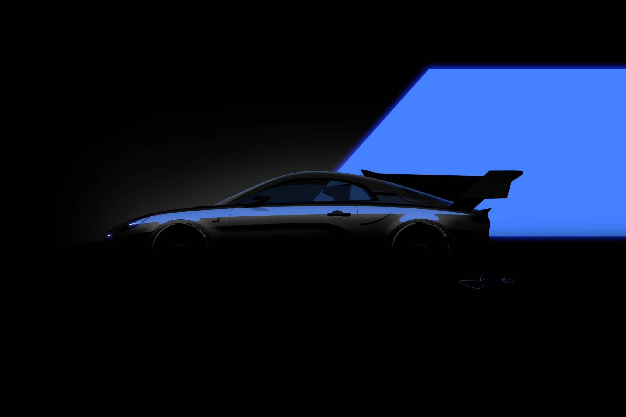 Alpine A110 GT4 Evo Pikes Peak 2023