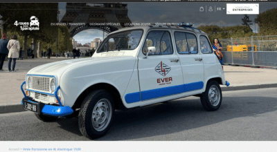 Renault 4 4L rétrofit 4ever Paris Tour